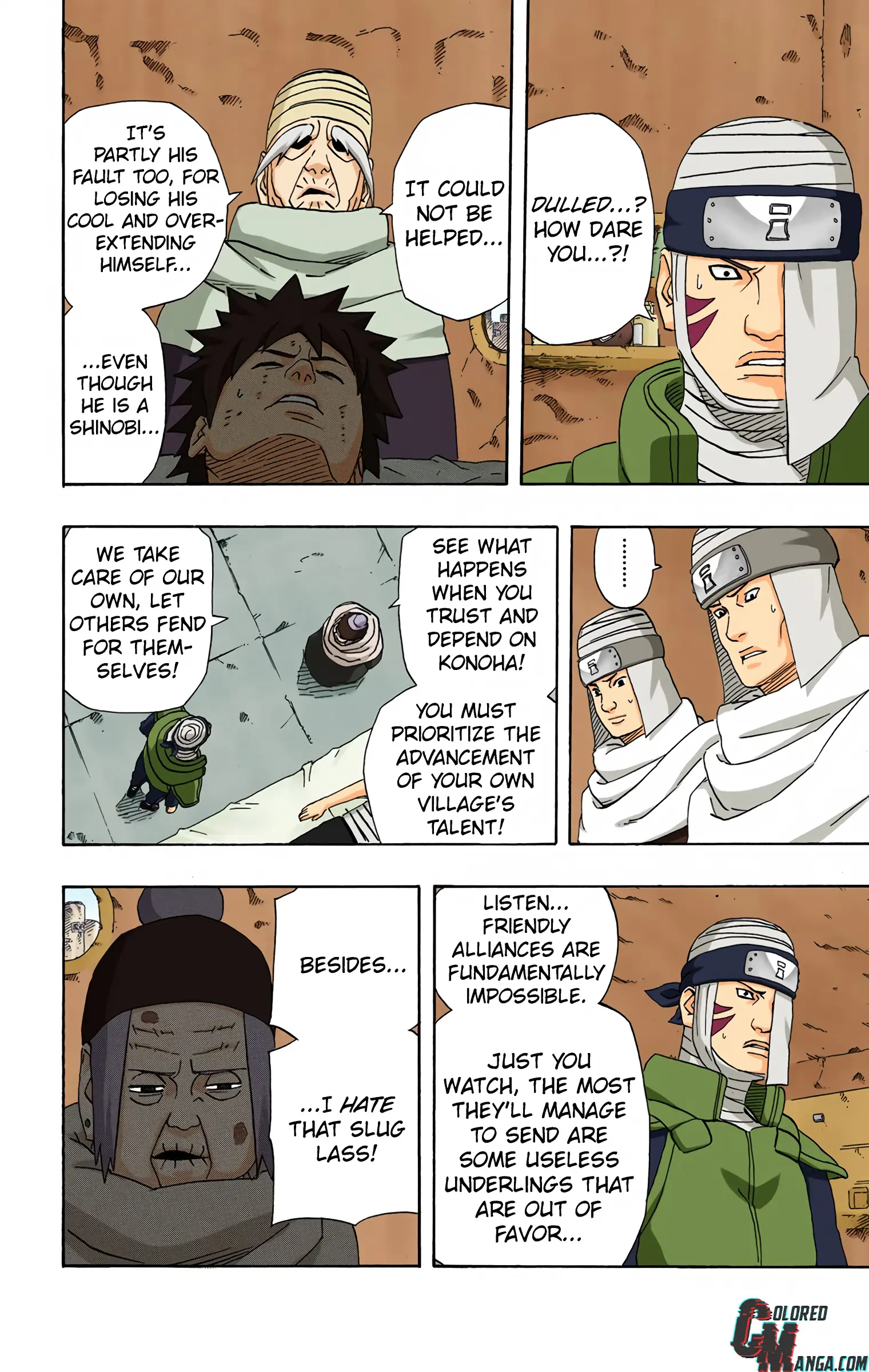 Naruto Colored Manga Online, chapter 253, page 4
