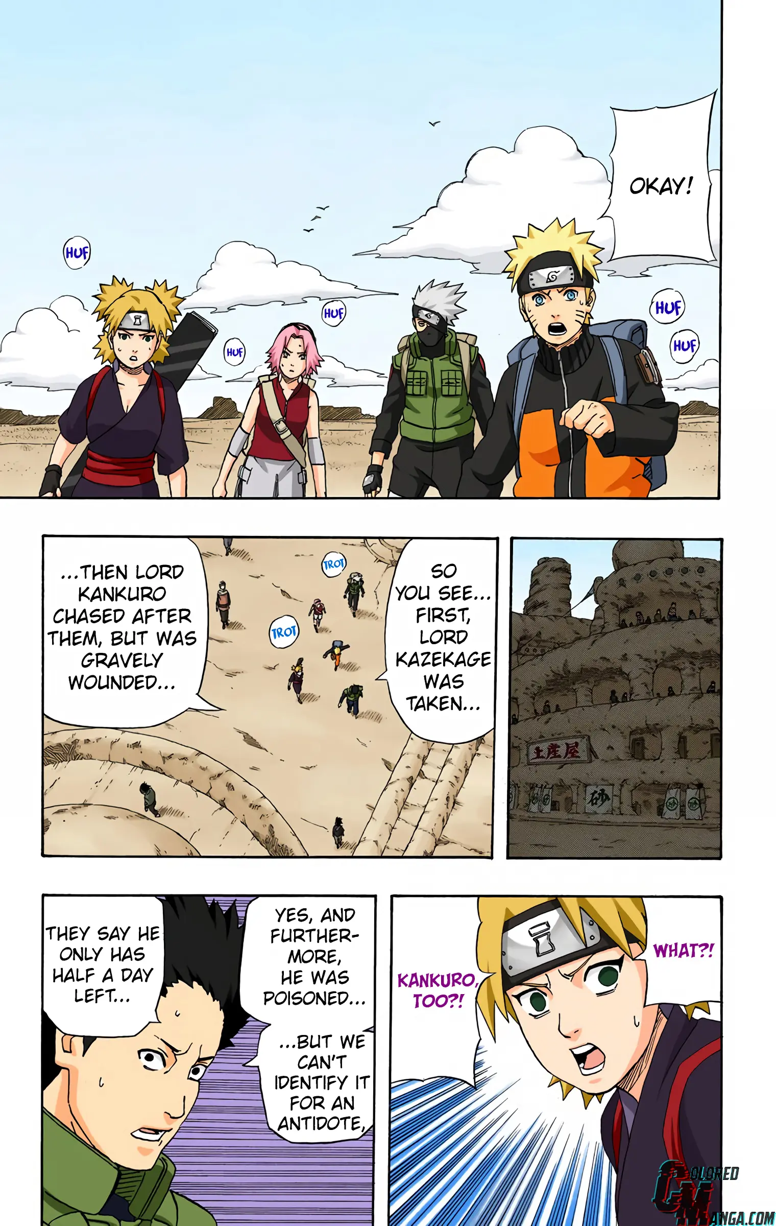 Naruto Colored Manga Online, chapter 253, page 7