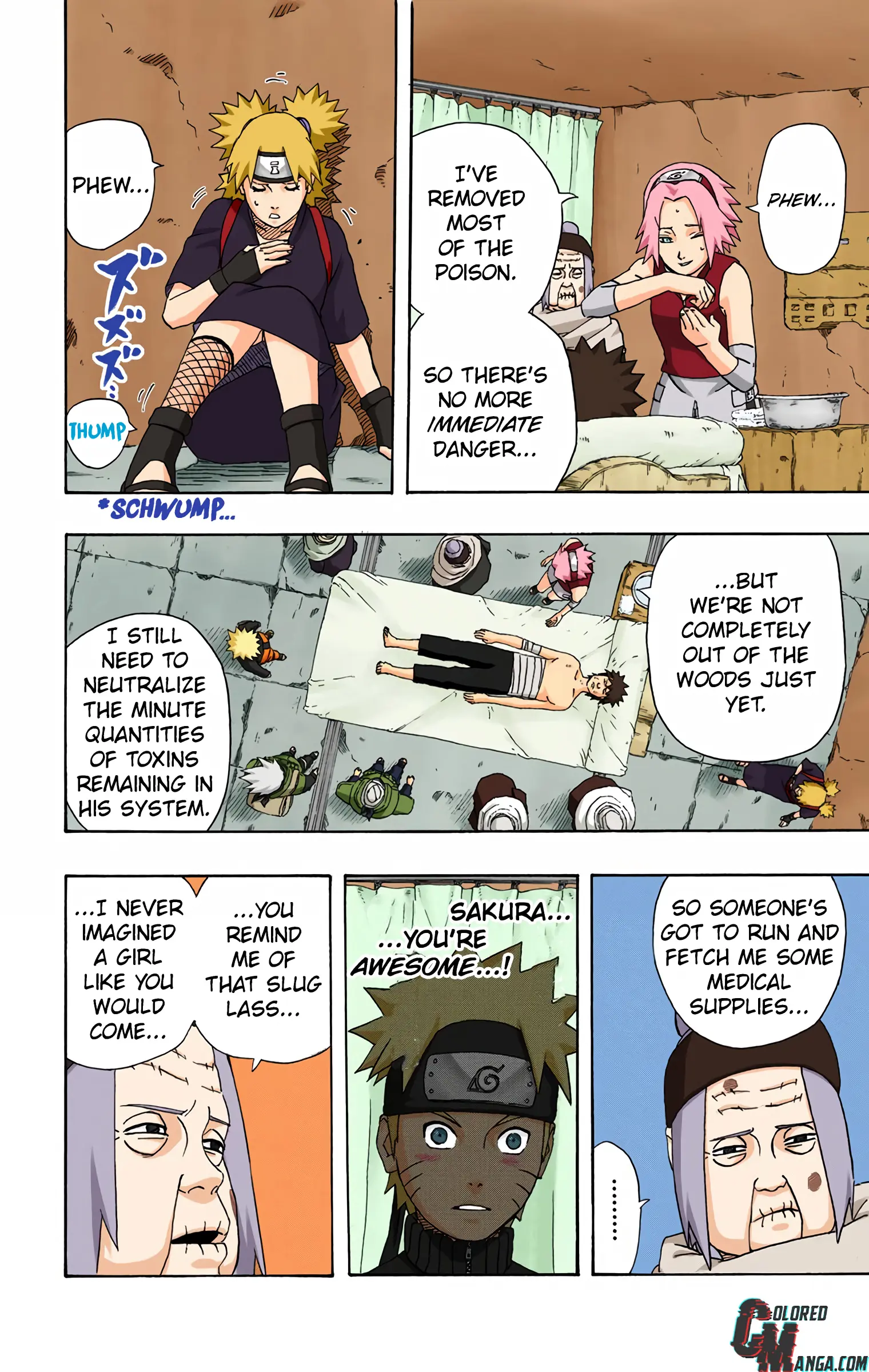 Naruto Colored Manga Online, chapter 253, page 14