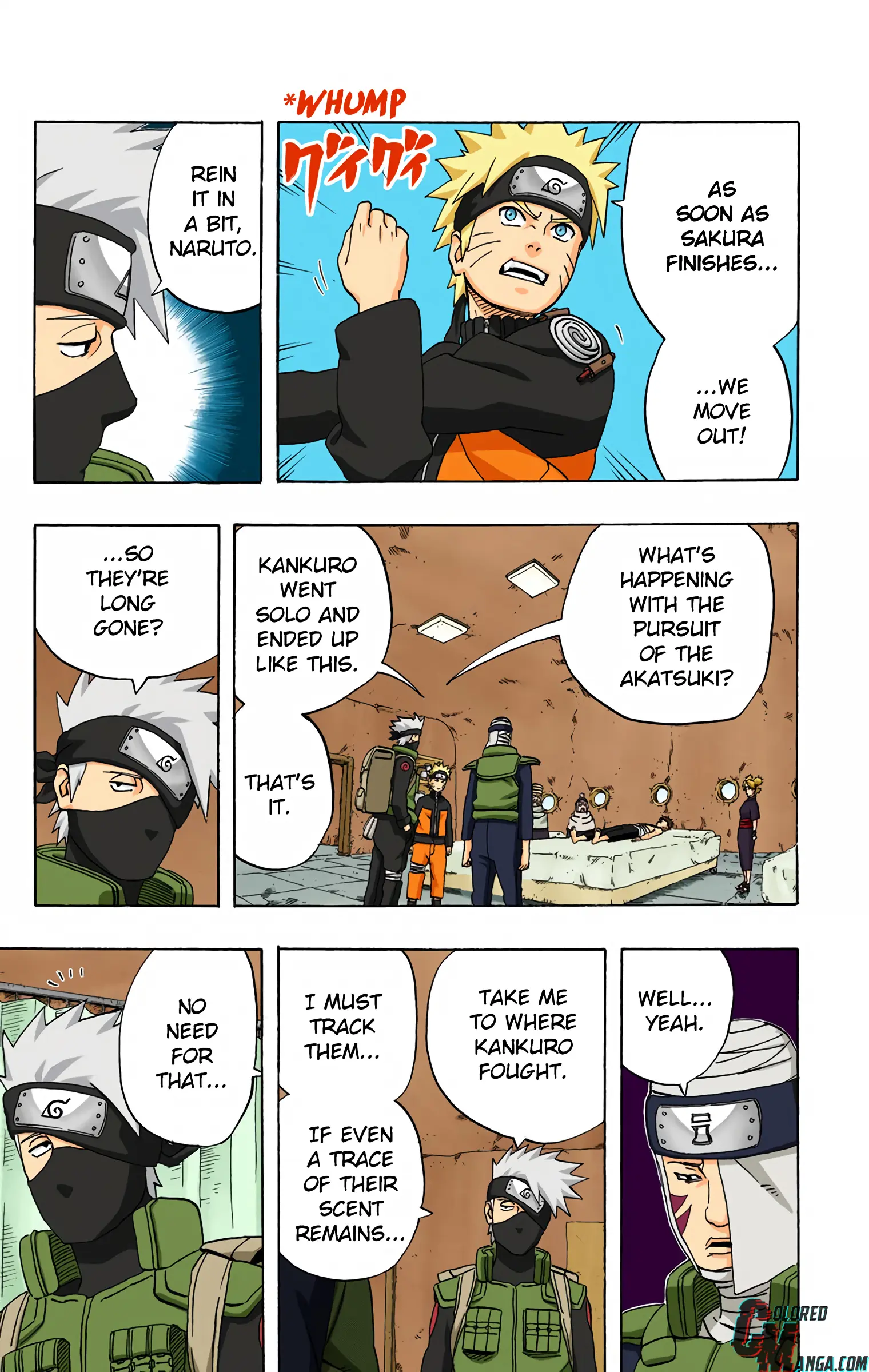 Naruto Colored Manga Online, chapter 254, page 8