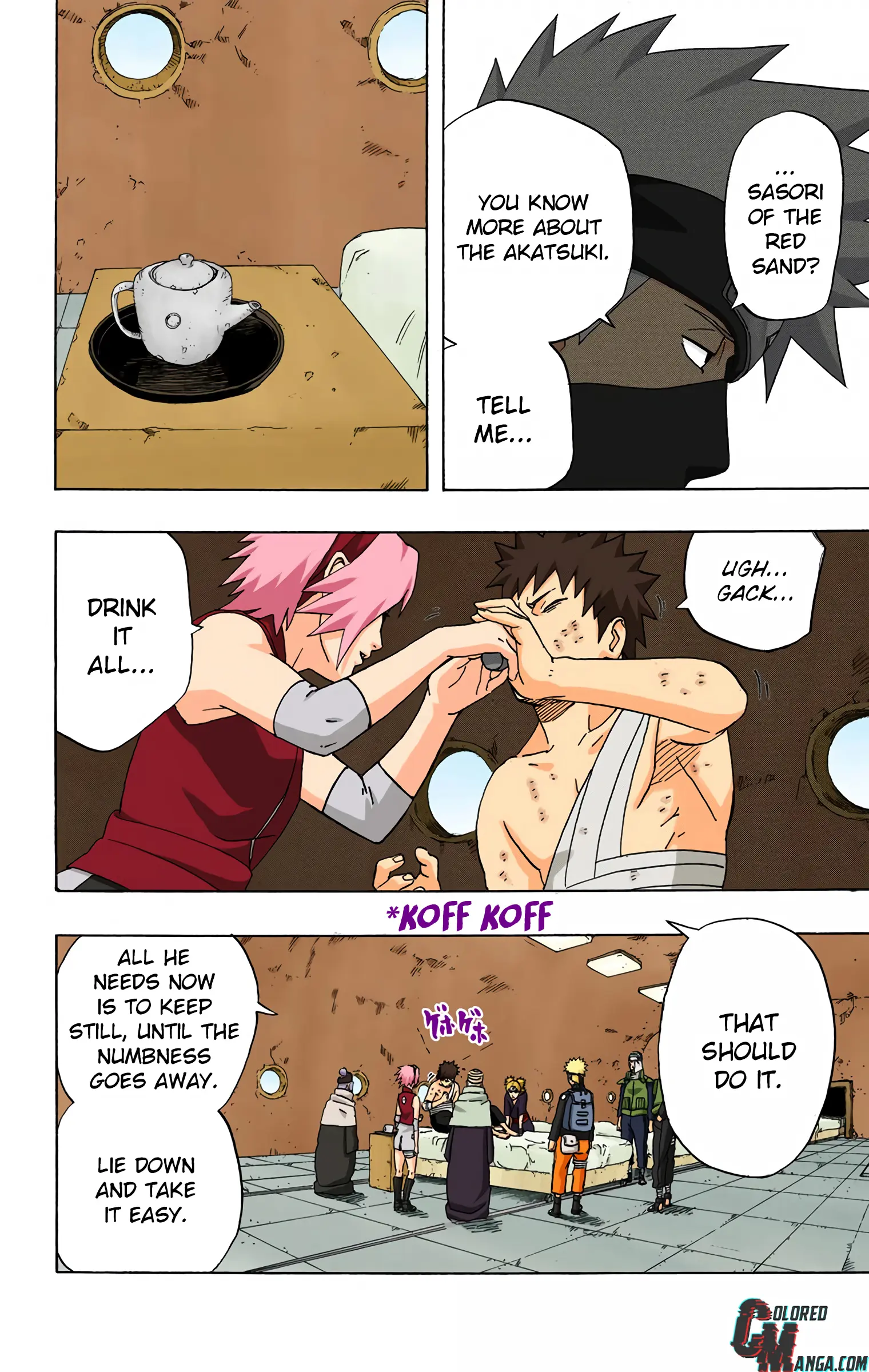 Naruto Colored Manga Online, chapter 254, page 11