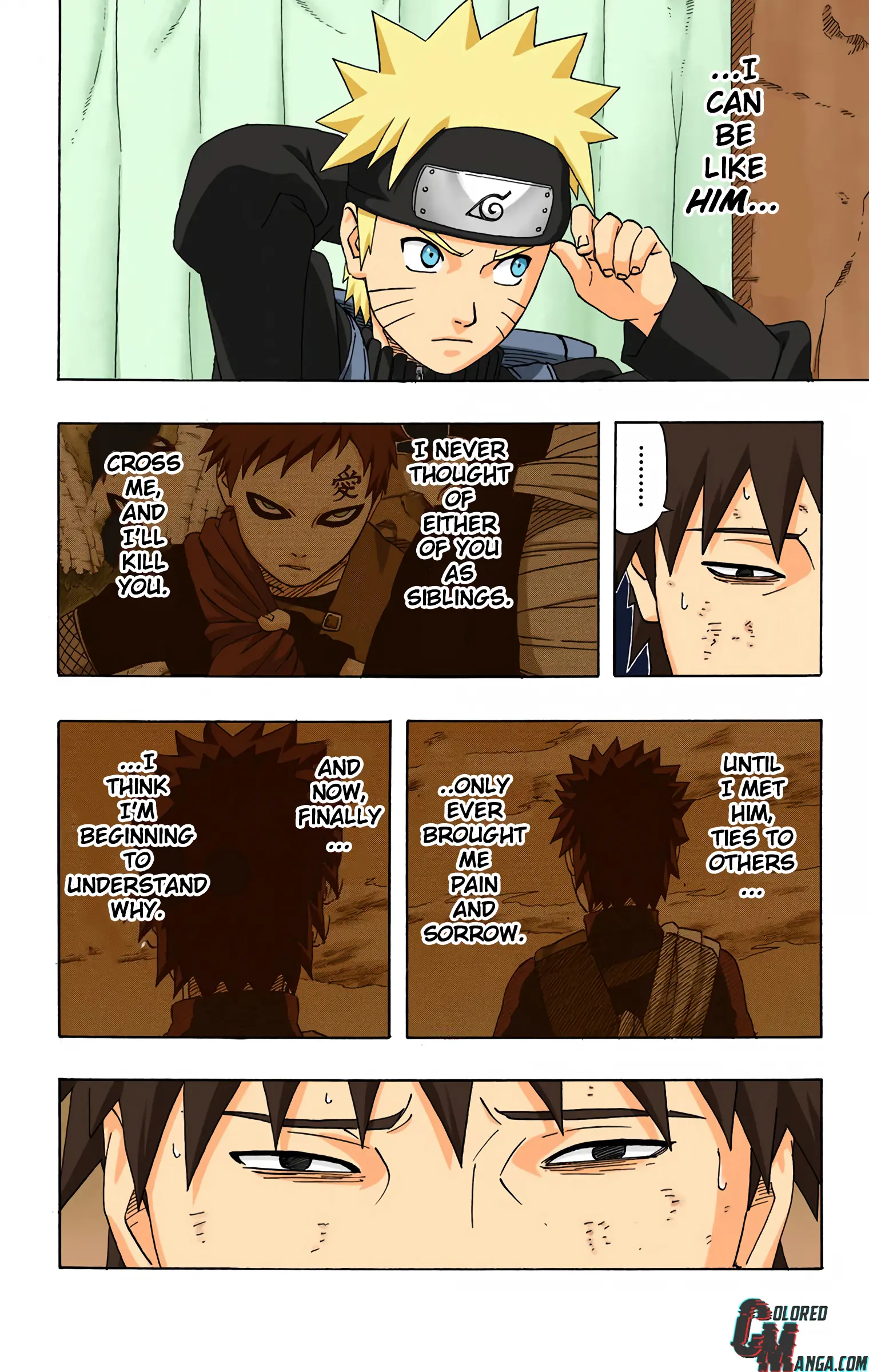 Naruto Colored Manga Online, chapter 254, page 13