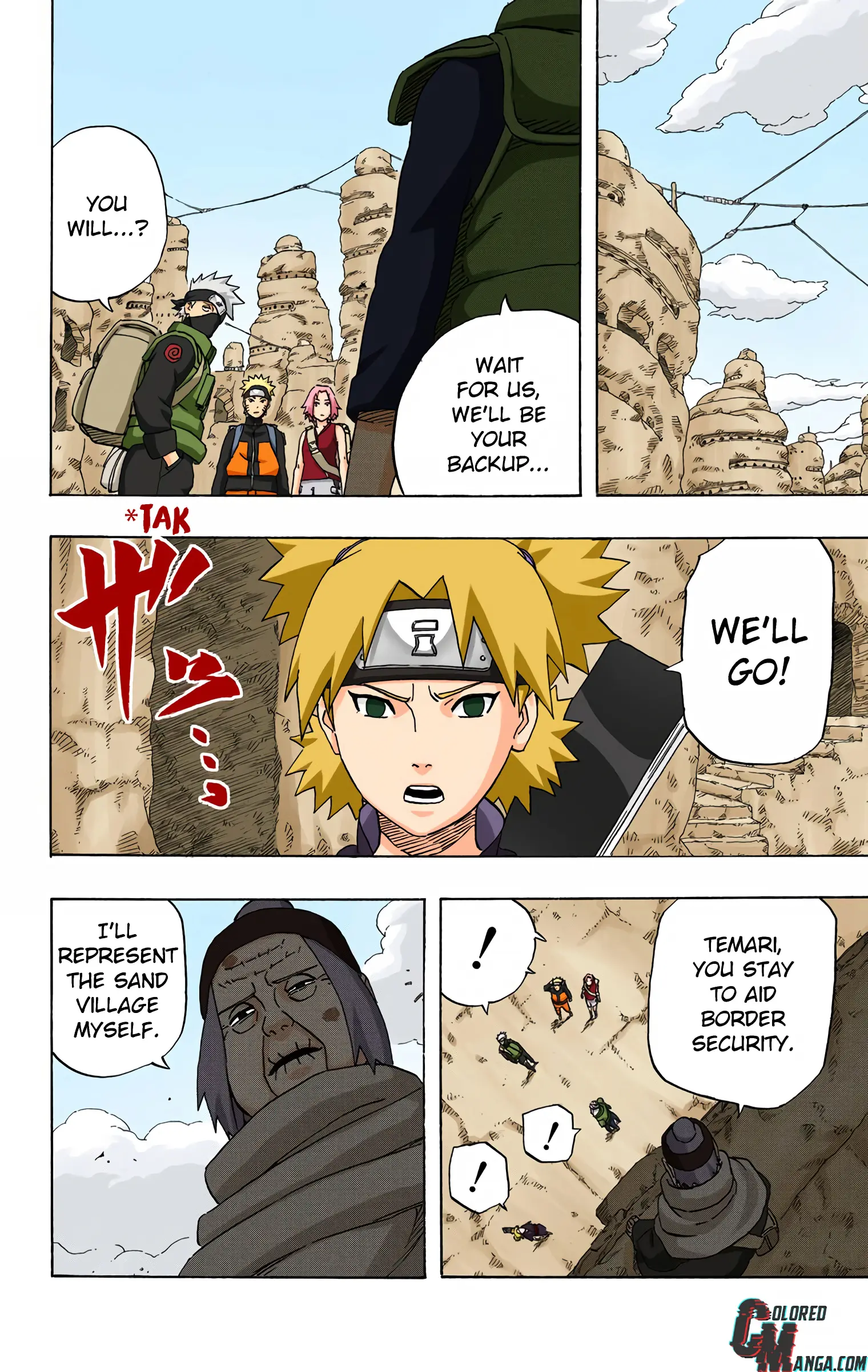 Naruto Colored Manga Online, chapter 254, page 17