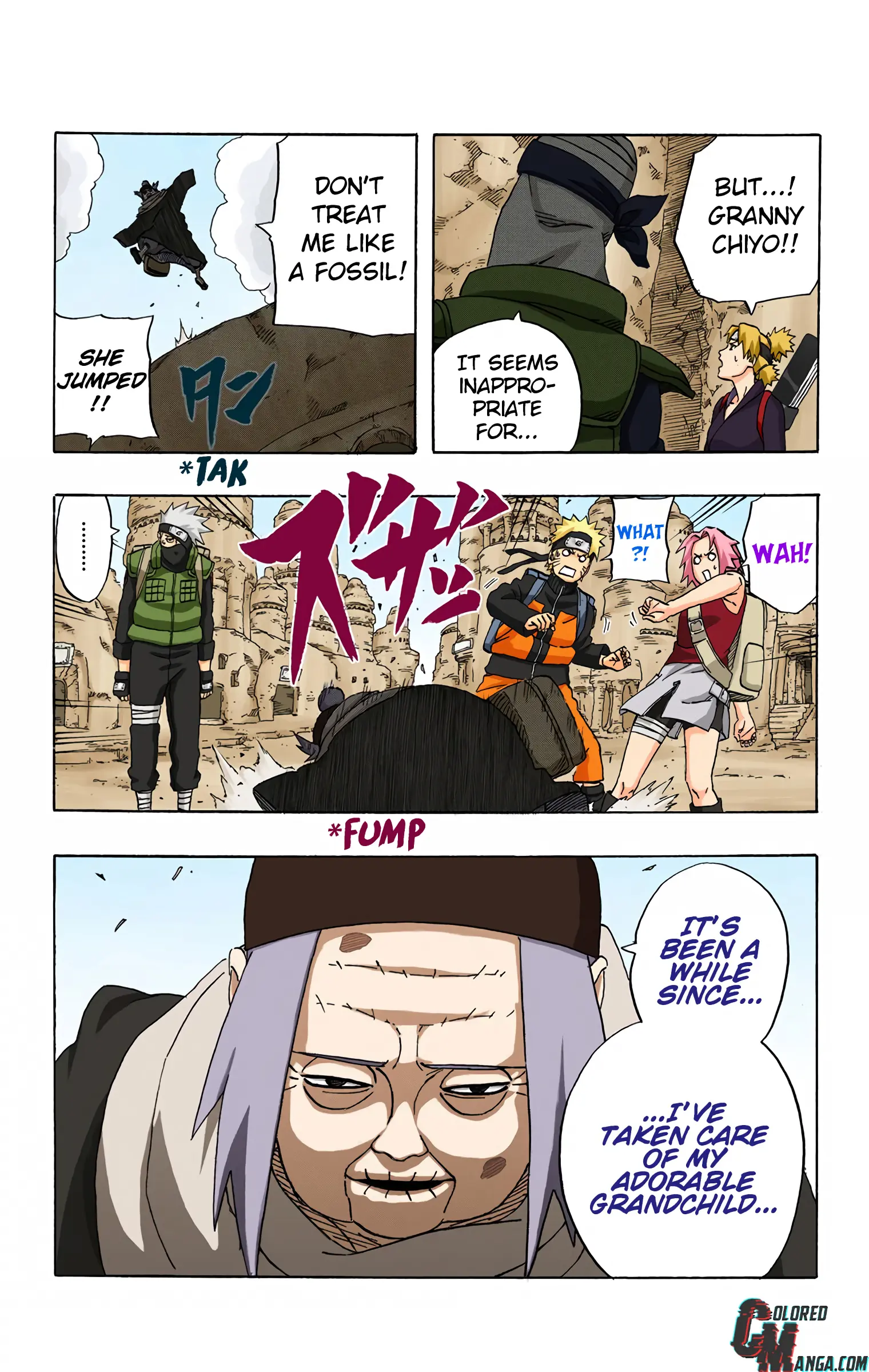 Naruto Colored Manga Online, chapter 254, page 18