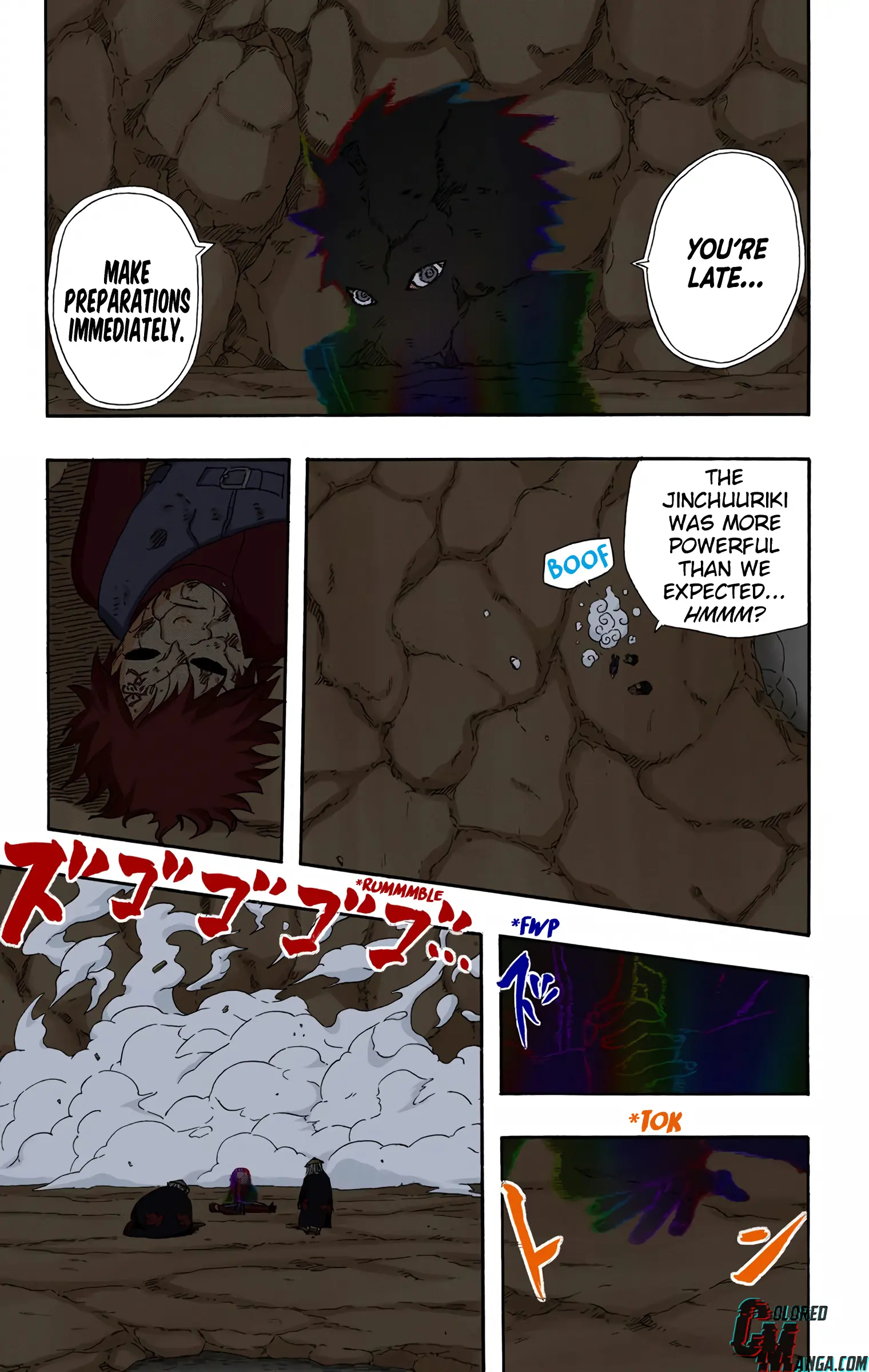 Naruto Colored Manga Online, chapter 254, page 20