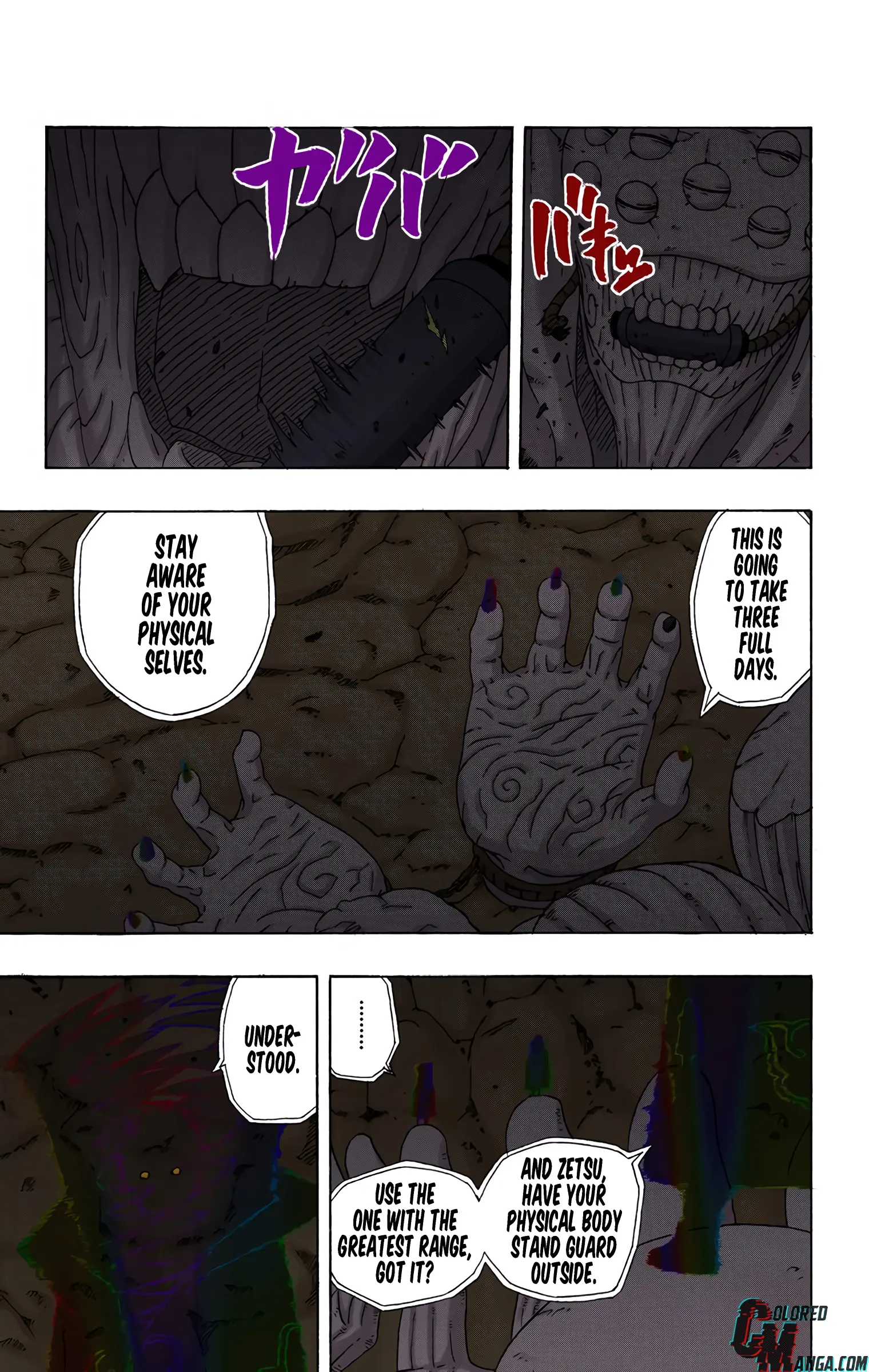 Naruto Colored Manga Online, chapter 255, page 3
