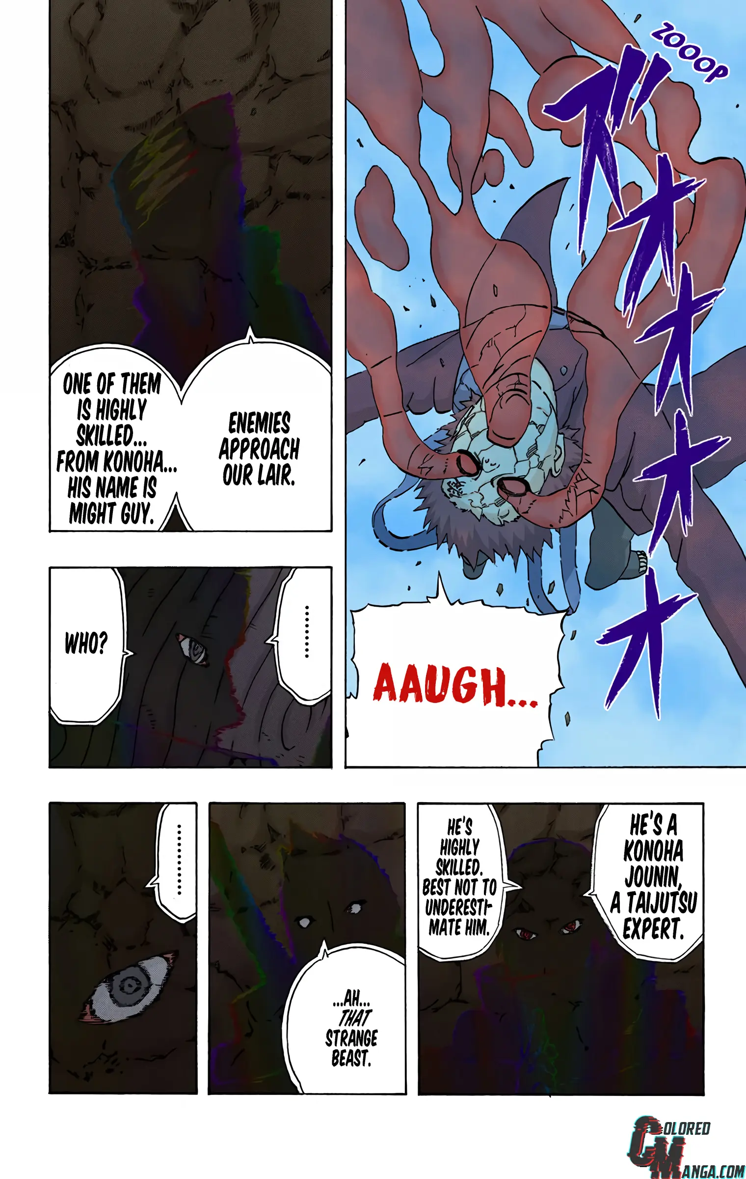 Naruto Colored Manga Online, chapter 255, page 12