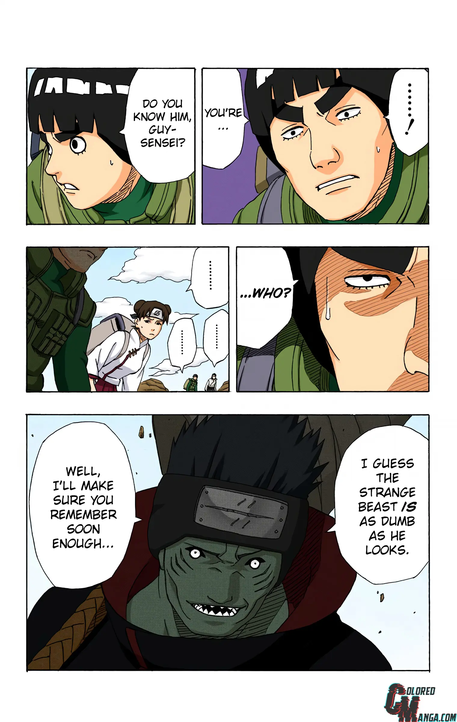 Naruto Colored Manga Online, chapter 255, page 19