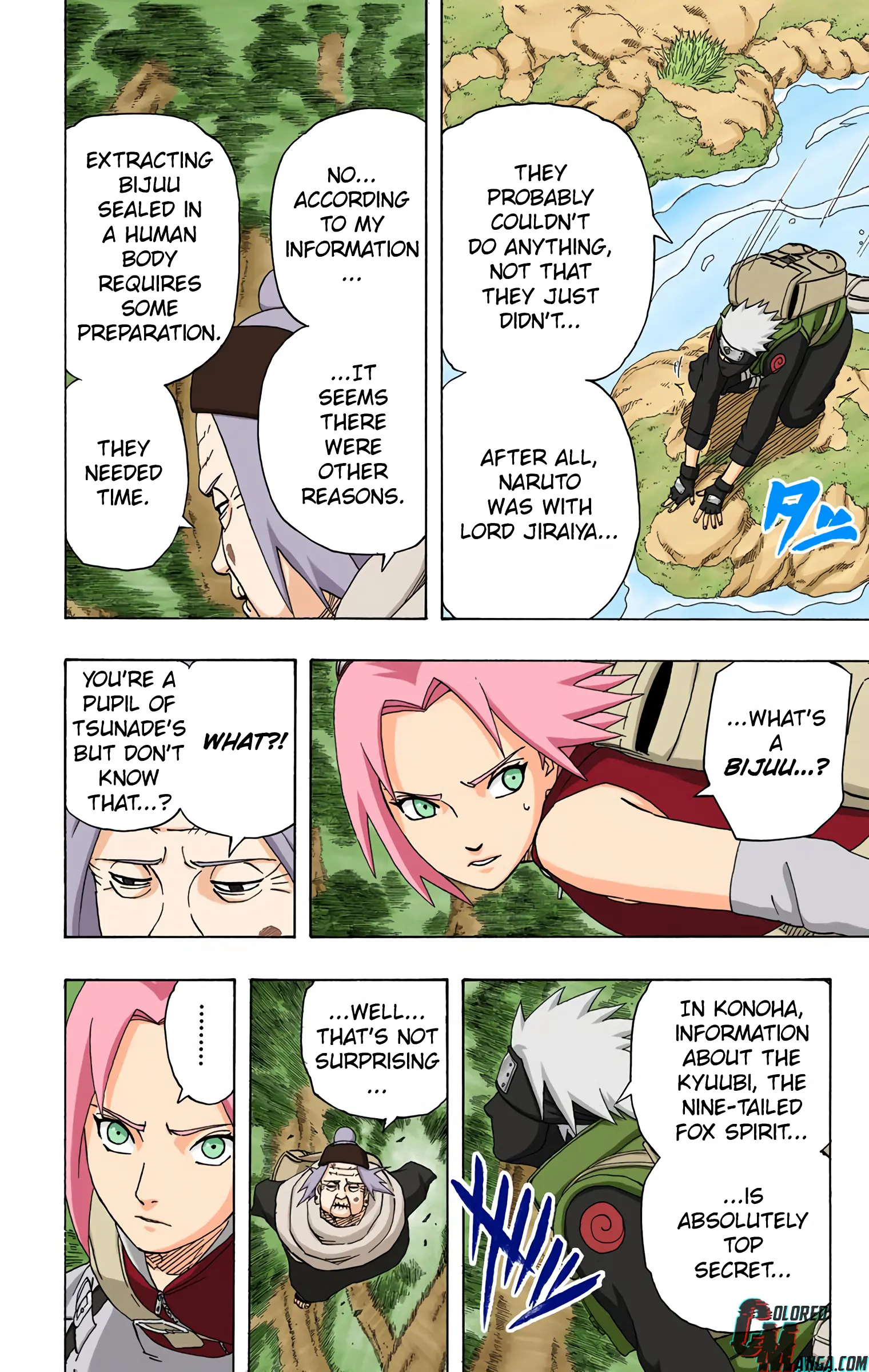 Naruto Colored Manga Online, chapter 256, page 11