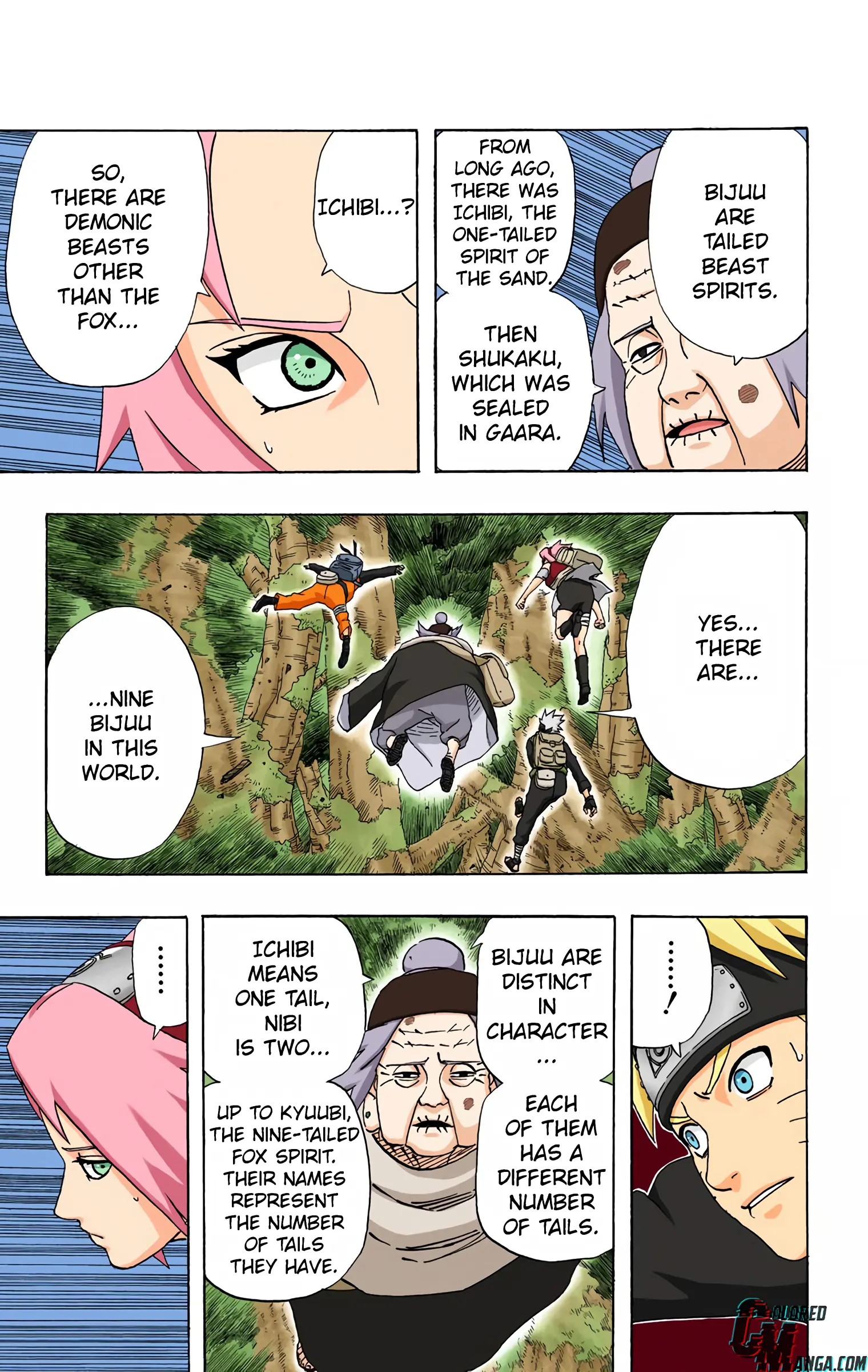 Naruto Colored Manga Online, chapter 256, page 12