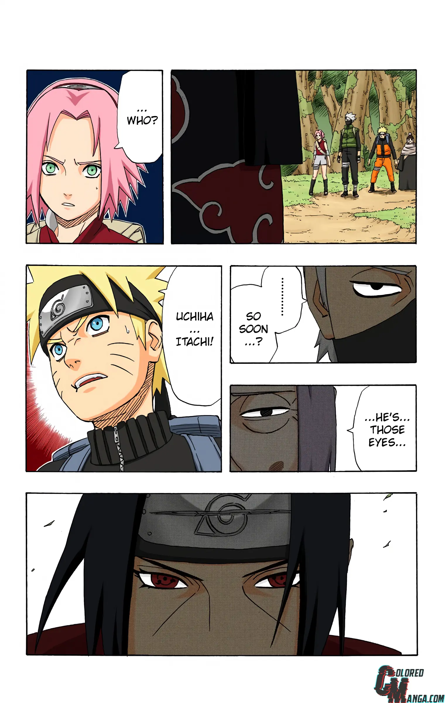 Naruto Colored Manga Online, chapter 256, page 18