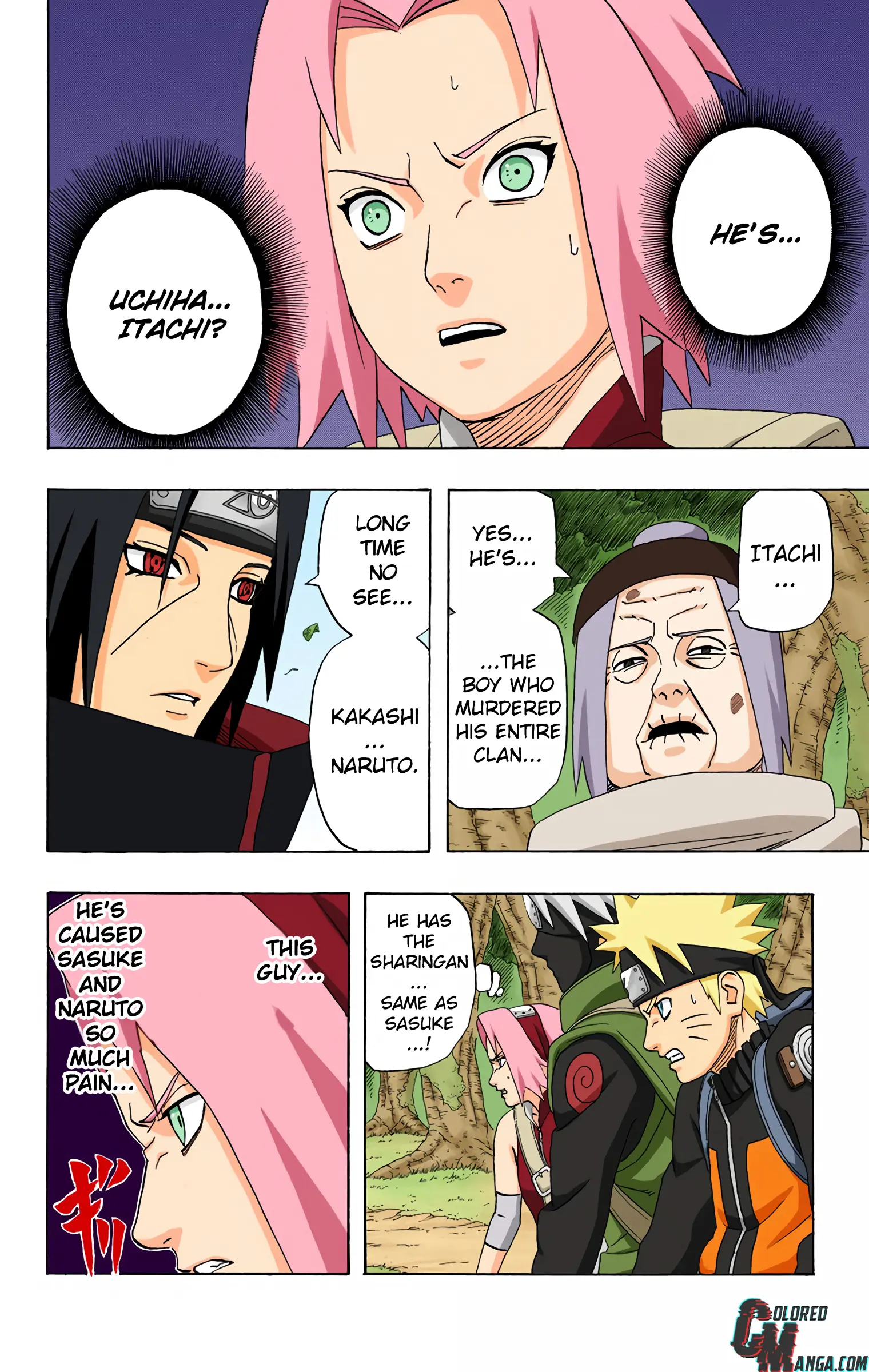 Naruto Colored Manga Online, chapter 257, page 2