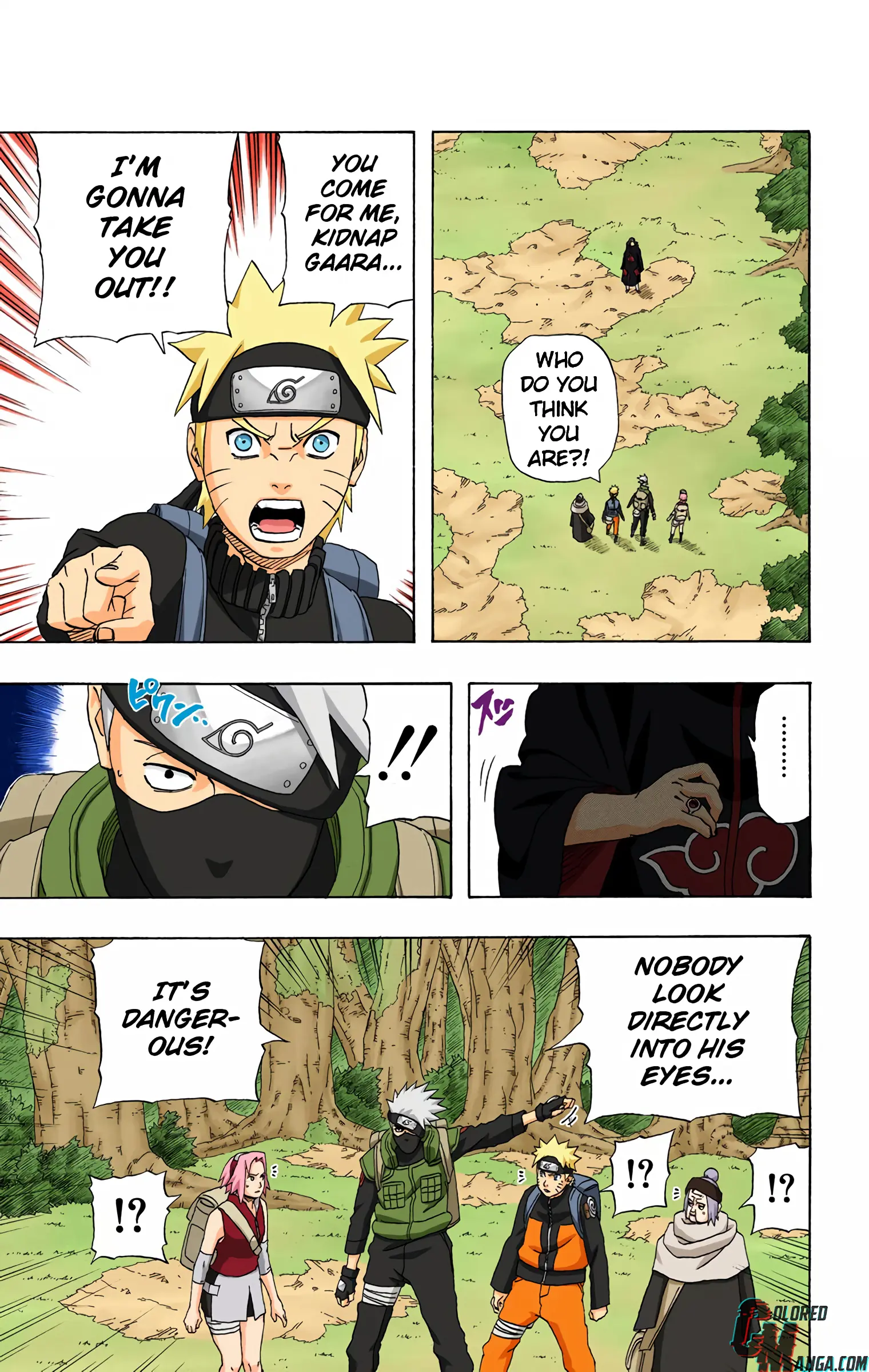 Naruto Colored Manga Online, chapter 257, page 3