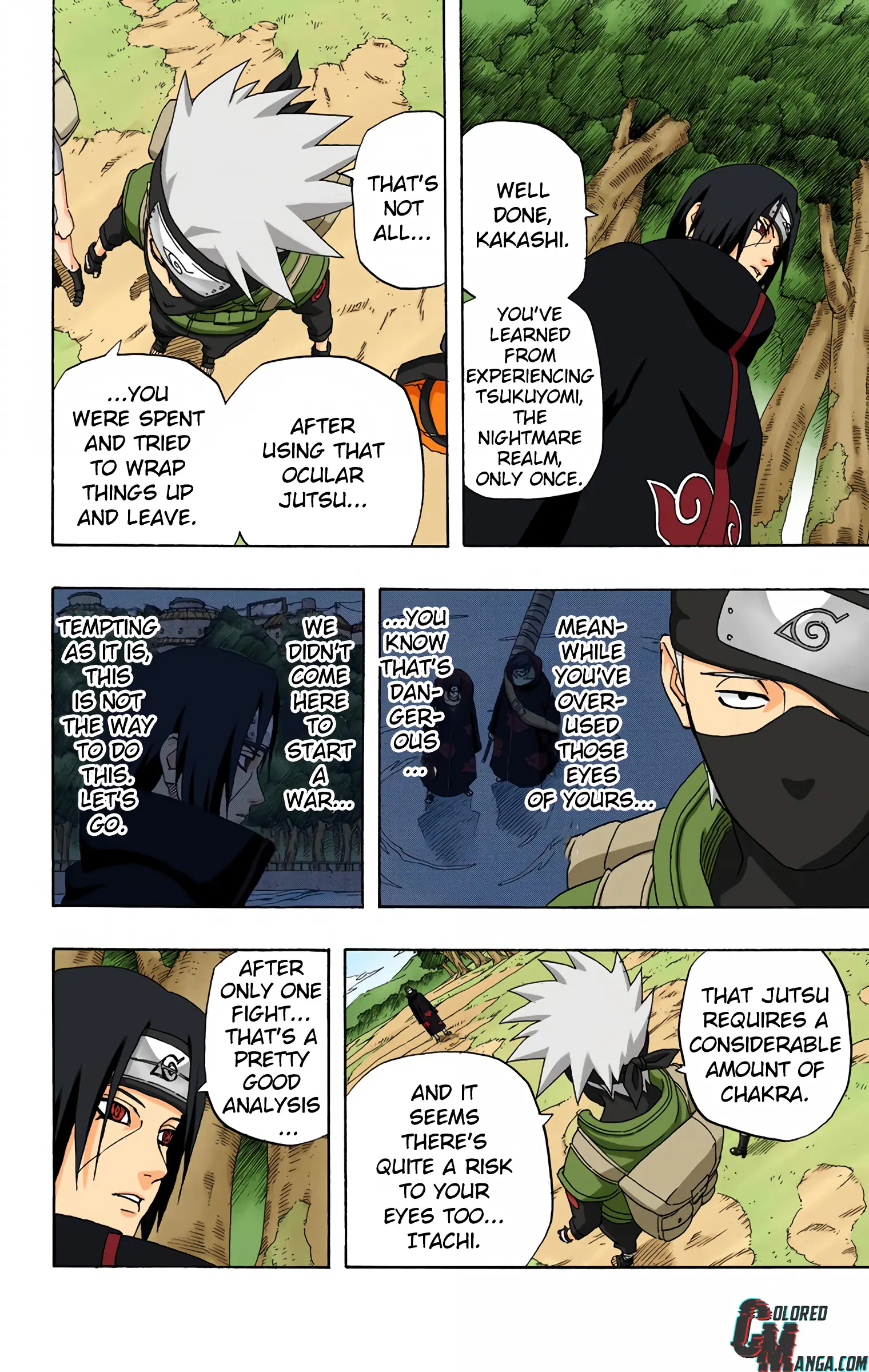 Naruto Colored Manga Online, chapter 257, page 8