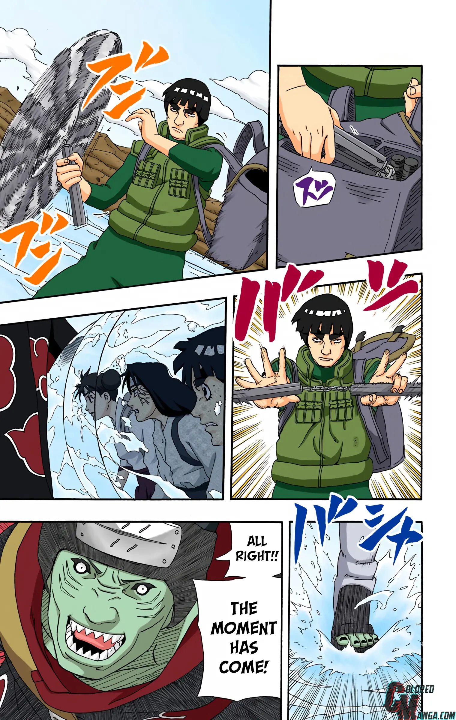 Naruto Colored Manga Online, chapter 258, page 3