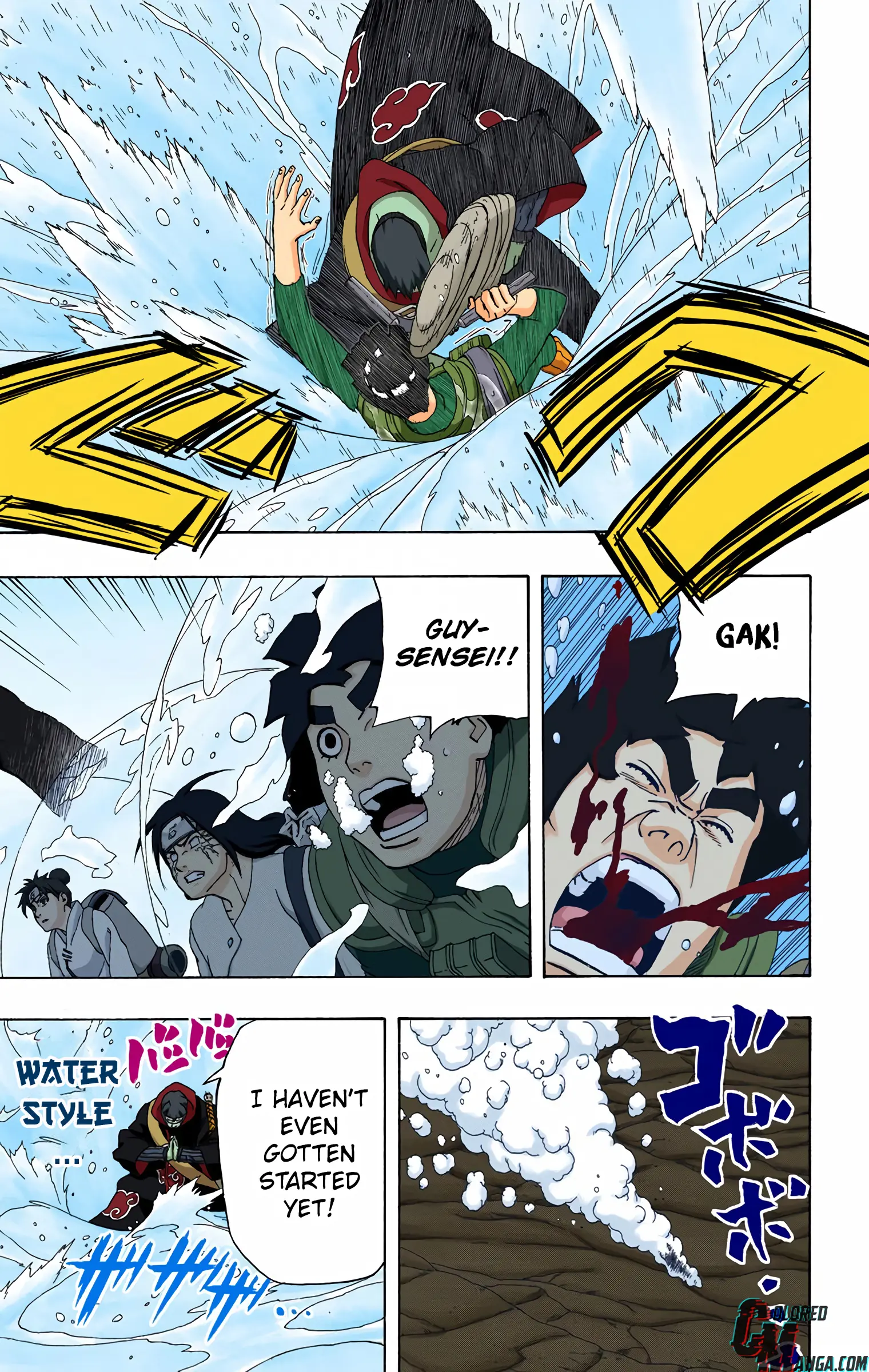 Naruto Colored Manga Online, chapter 258, page 9