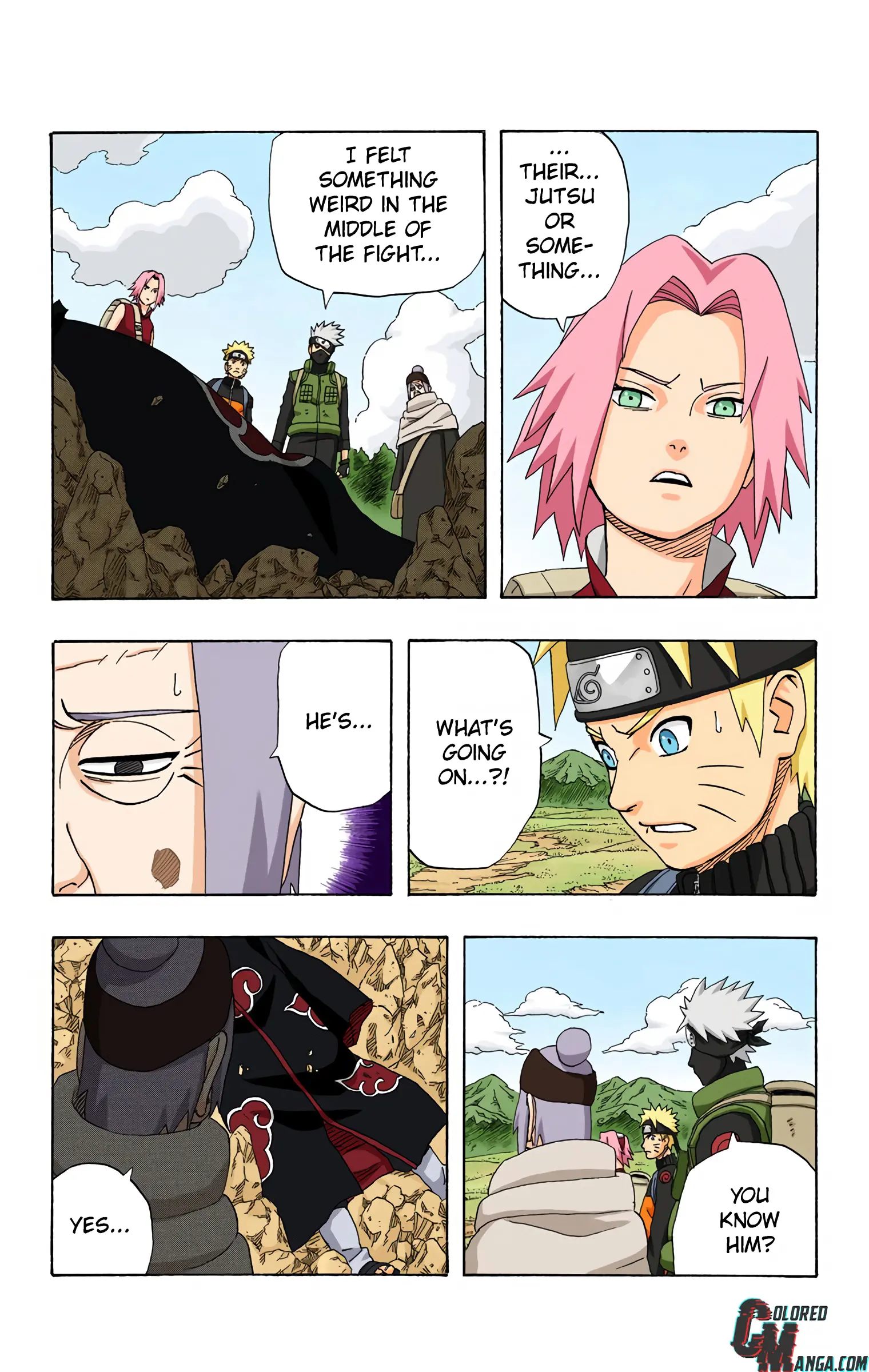 Naruto Colored Manga Online, chapter 260, page 14
