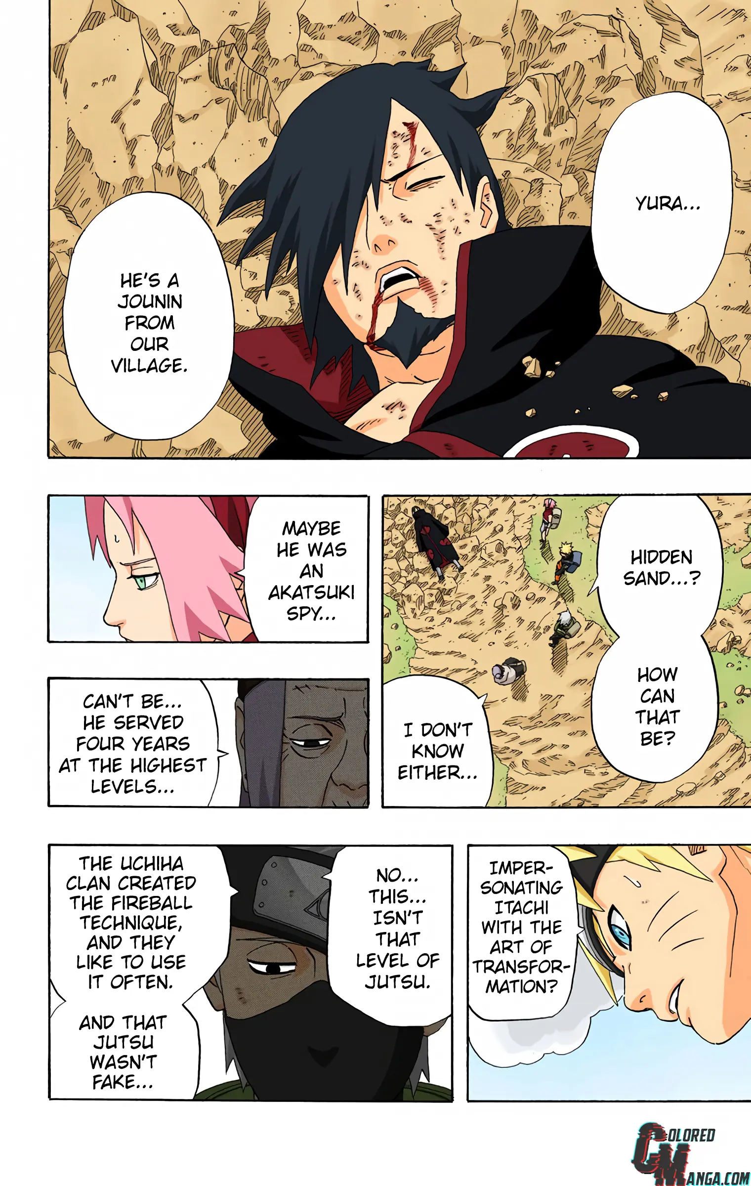 Naruto Colored Manga Online, chapter 260, page 15
