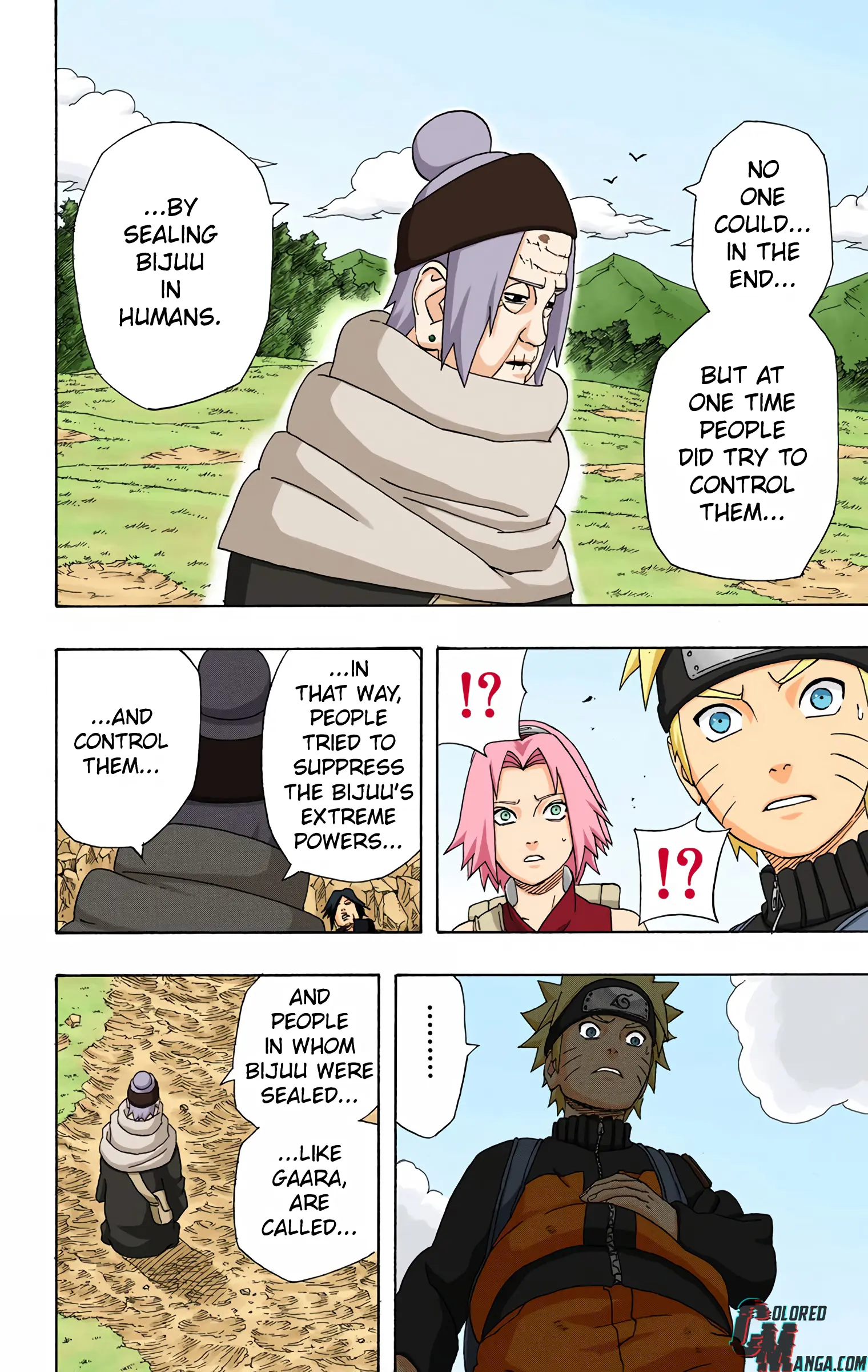 Naruto Colored Manga Online, chapter 261, page 4