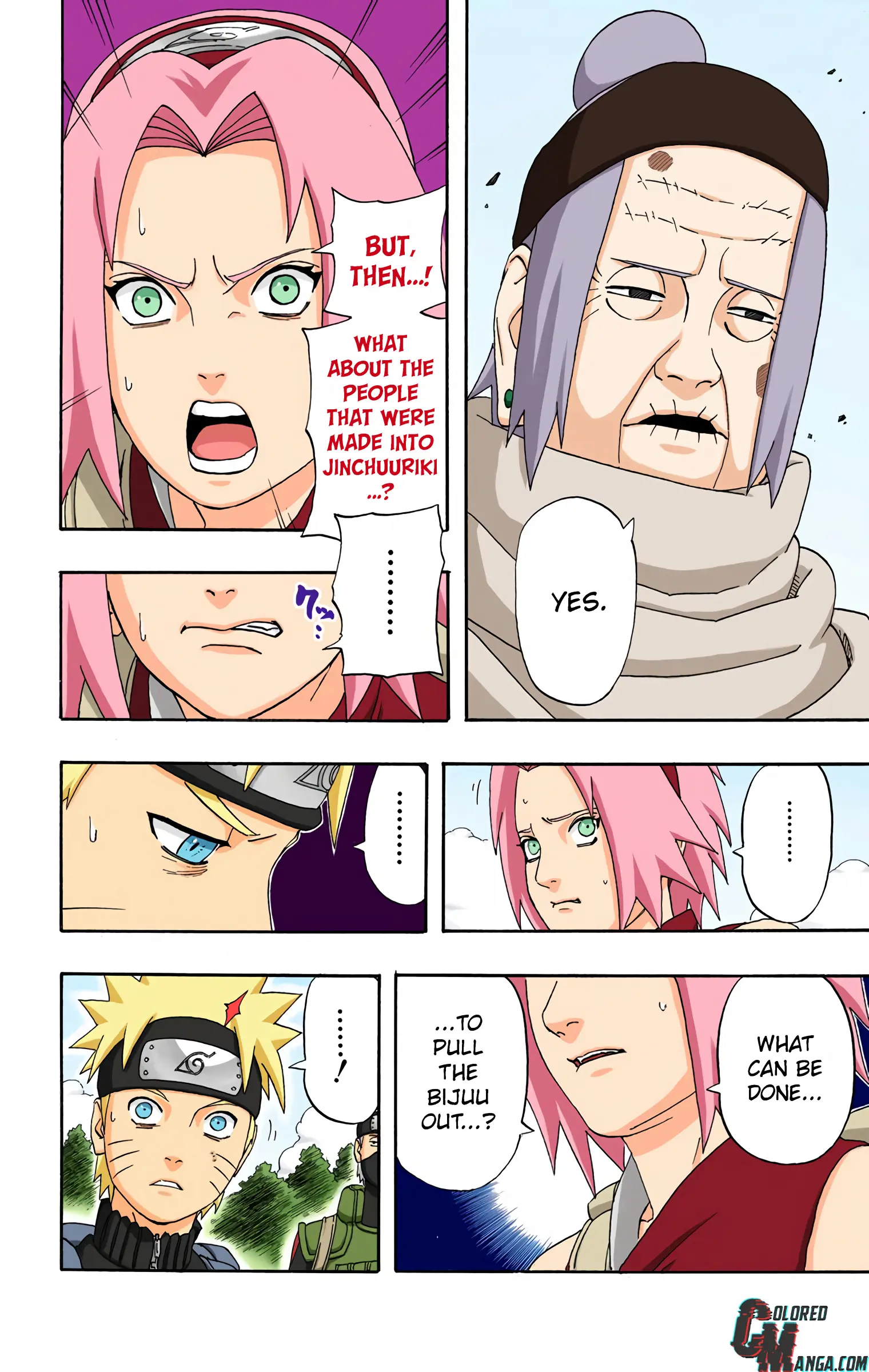 Naruto Colored Manga Online, chapter 261, page 6