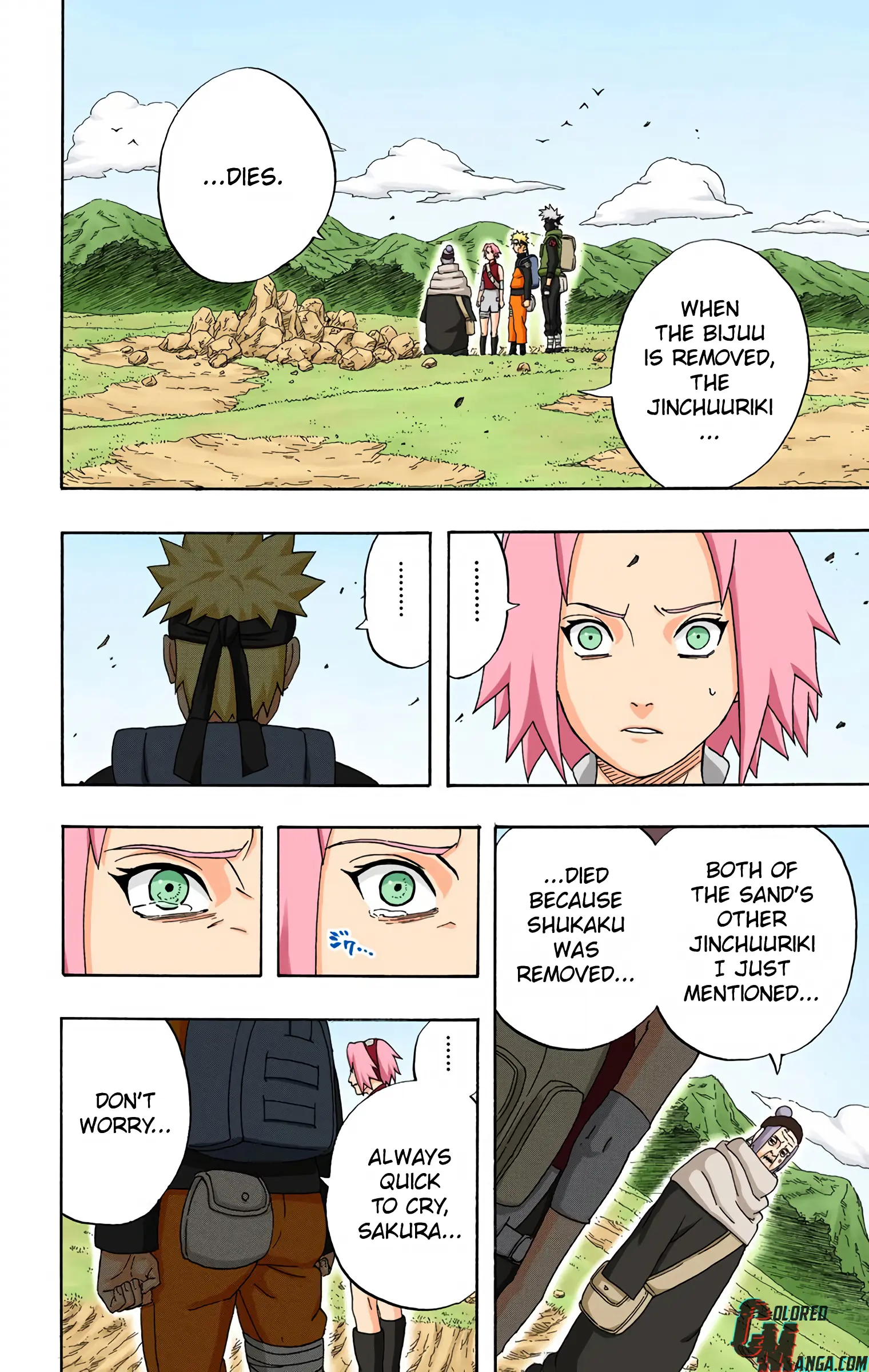 Naruto Colored Manga Online, chapter 261, page 8