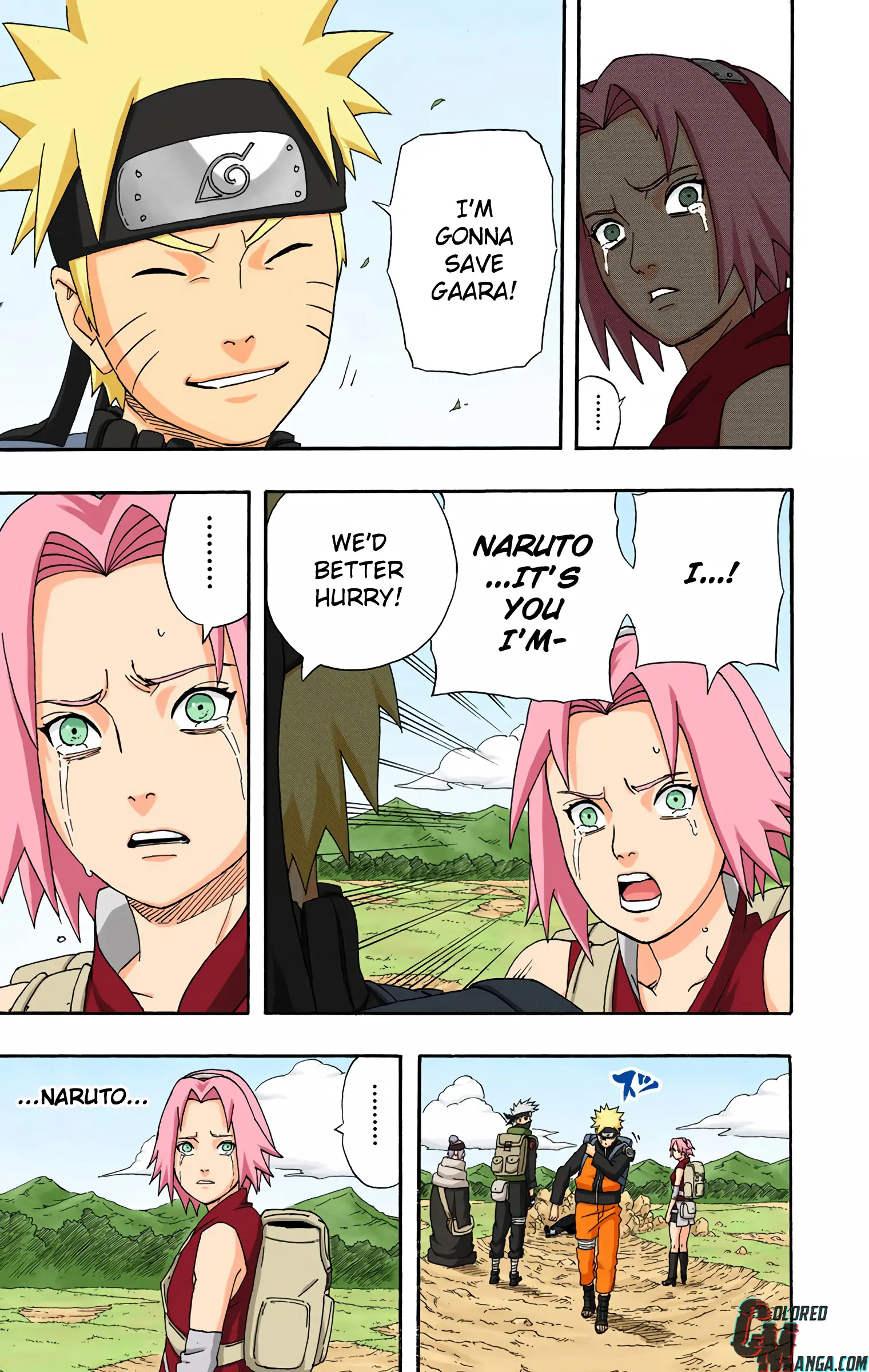 Naruto Colored Manga Online, chapter 261, page 9