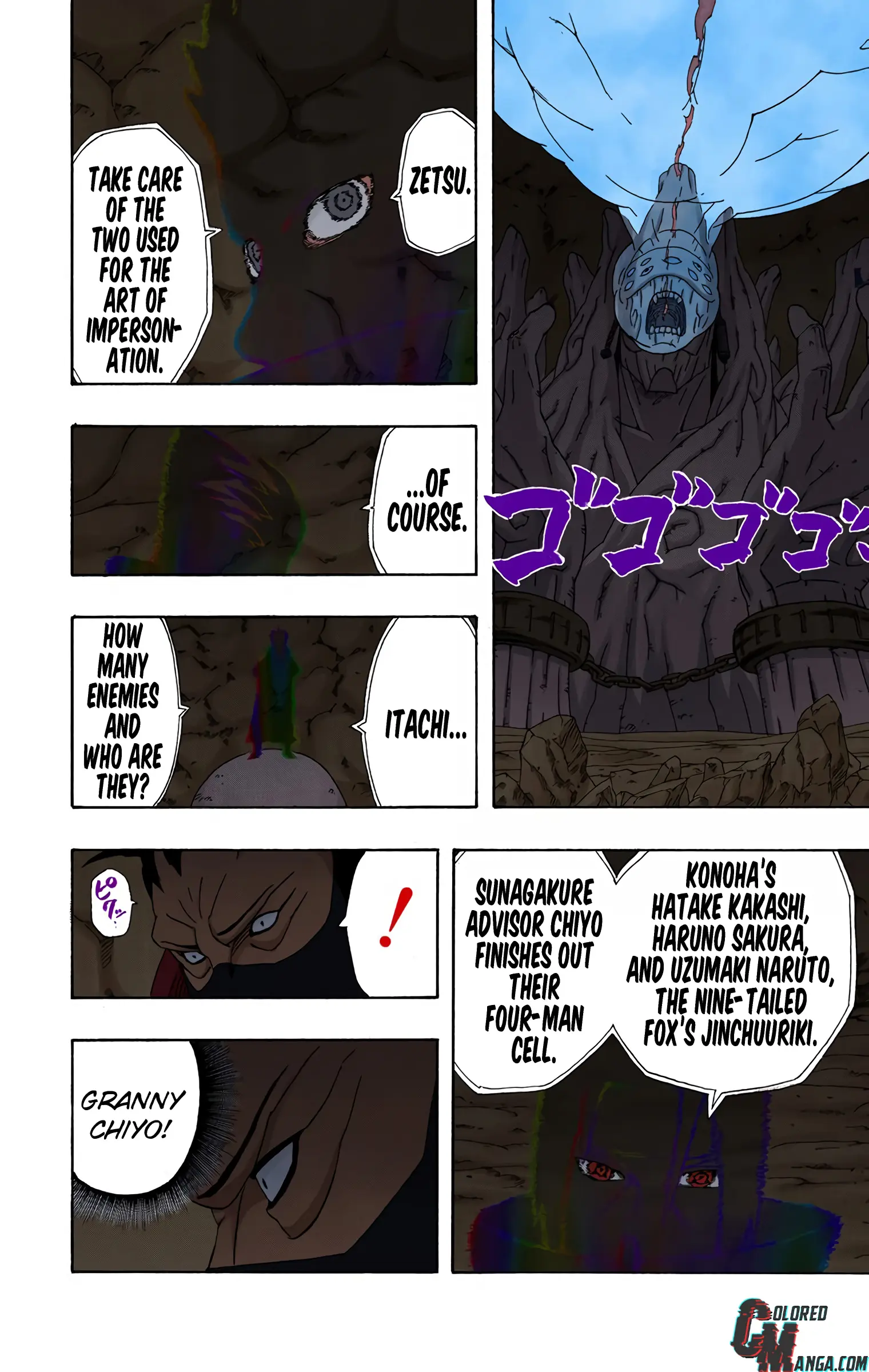 Naruto Colored Manga Online, chapter 261, page 10