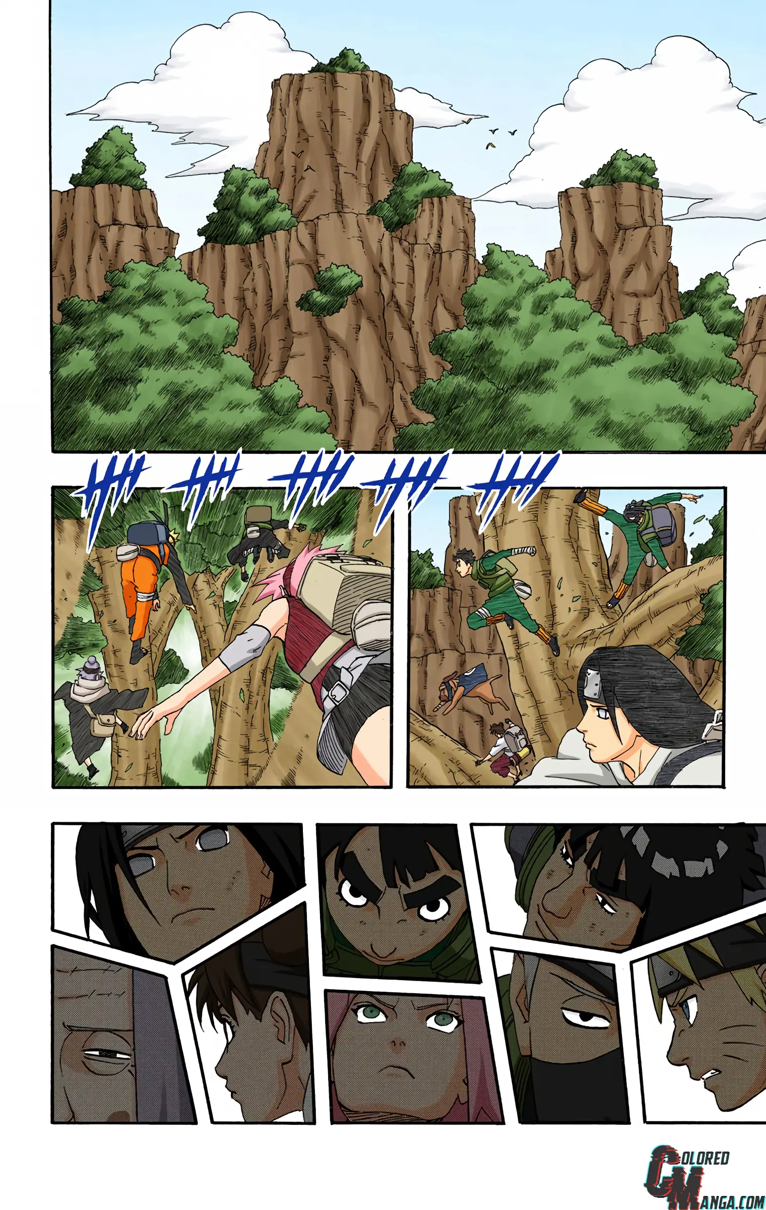 Naruto Colored Manga Online, chapter 261, page 14