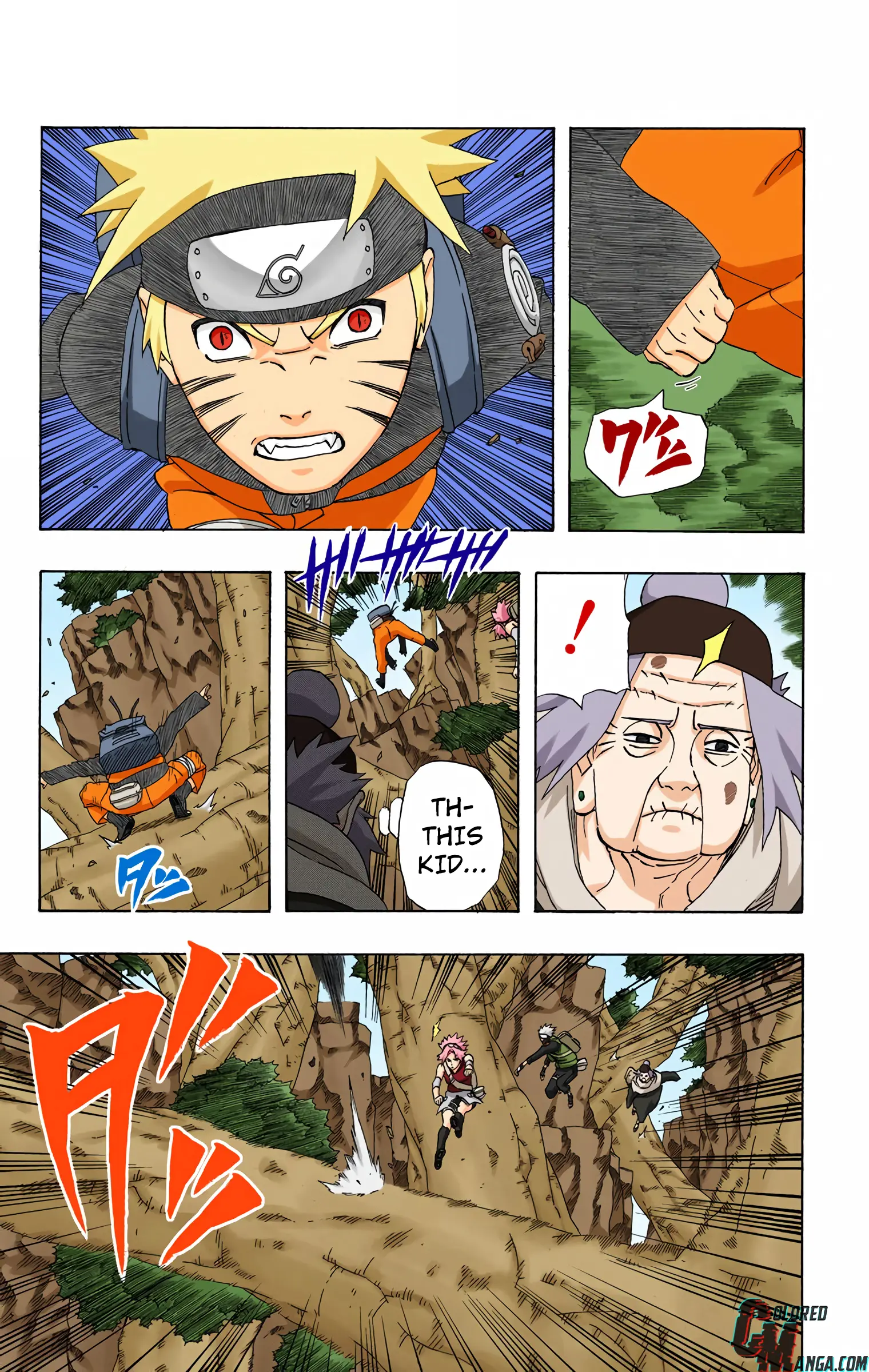 Naruto Colored Manga Online, chapter 262, page 9