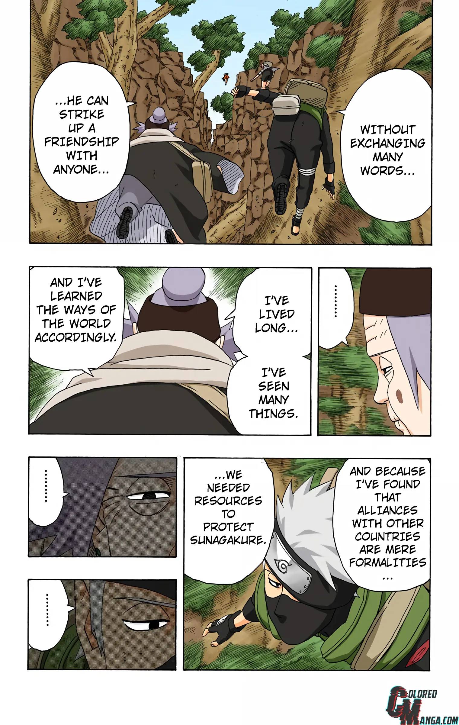 Naruto Colored Manga Online, chapter 262, page 13