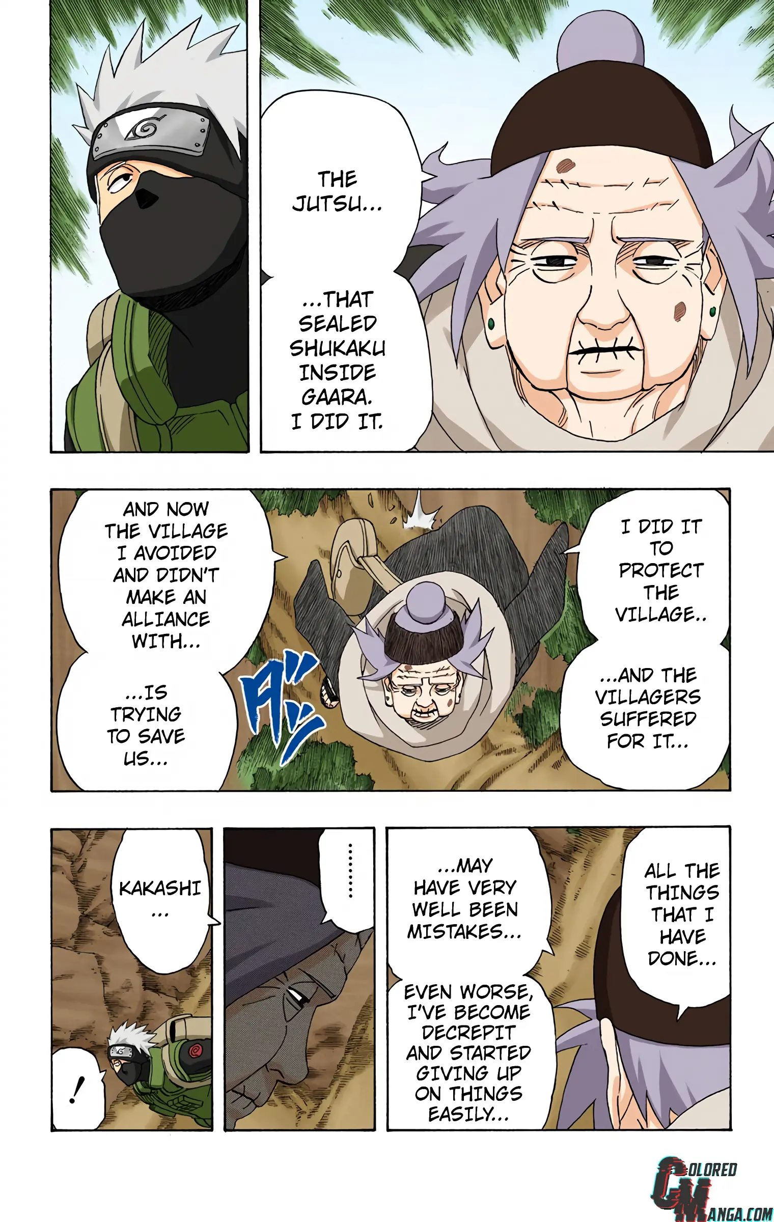 Naruto Colored Manga Online, chapter 262, page 14