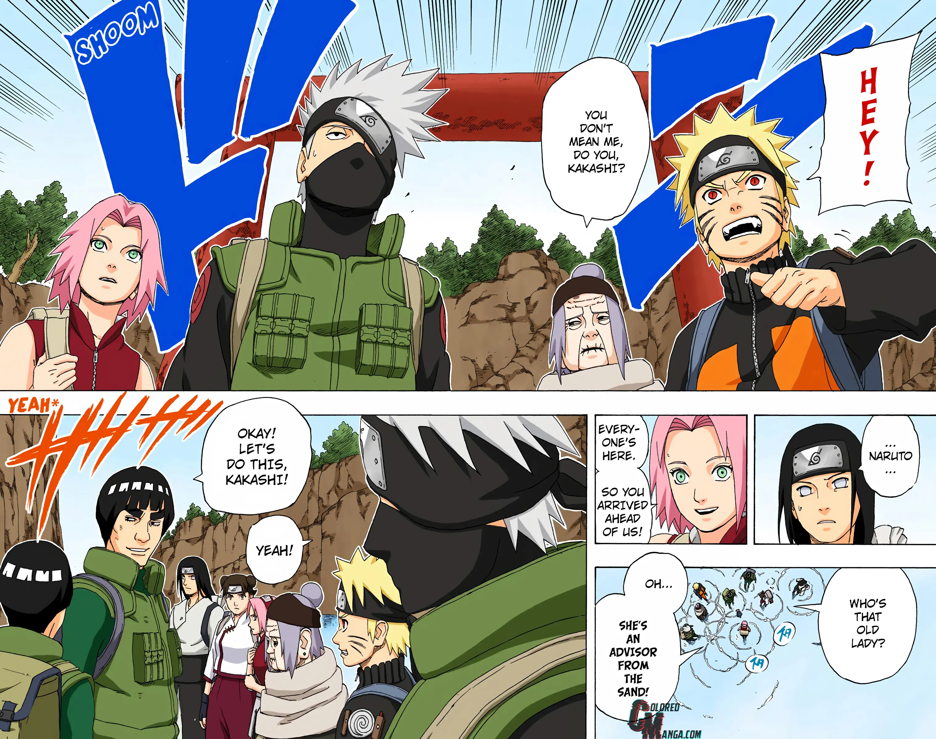 Naruto Colored Manga Online, chapter 262, page 18