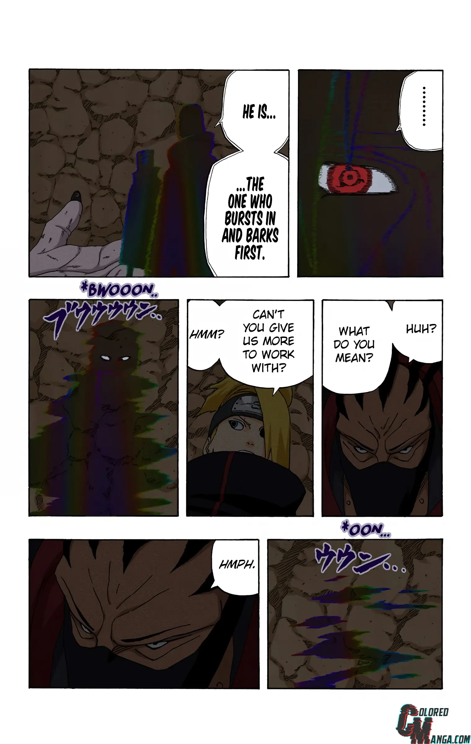 Naruto Colored Manga Online, chapter 263, page 8