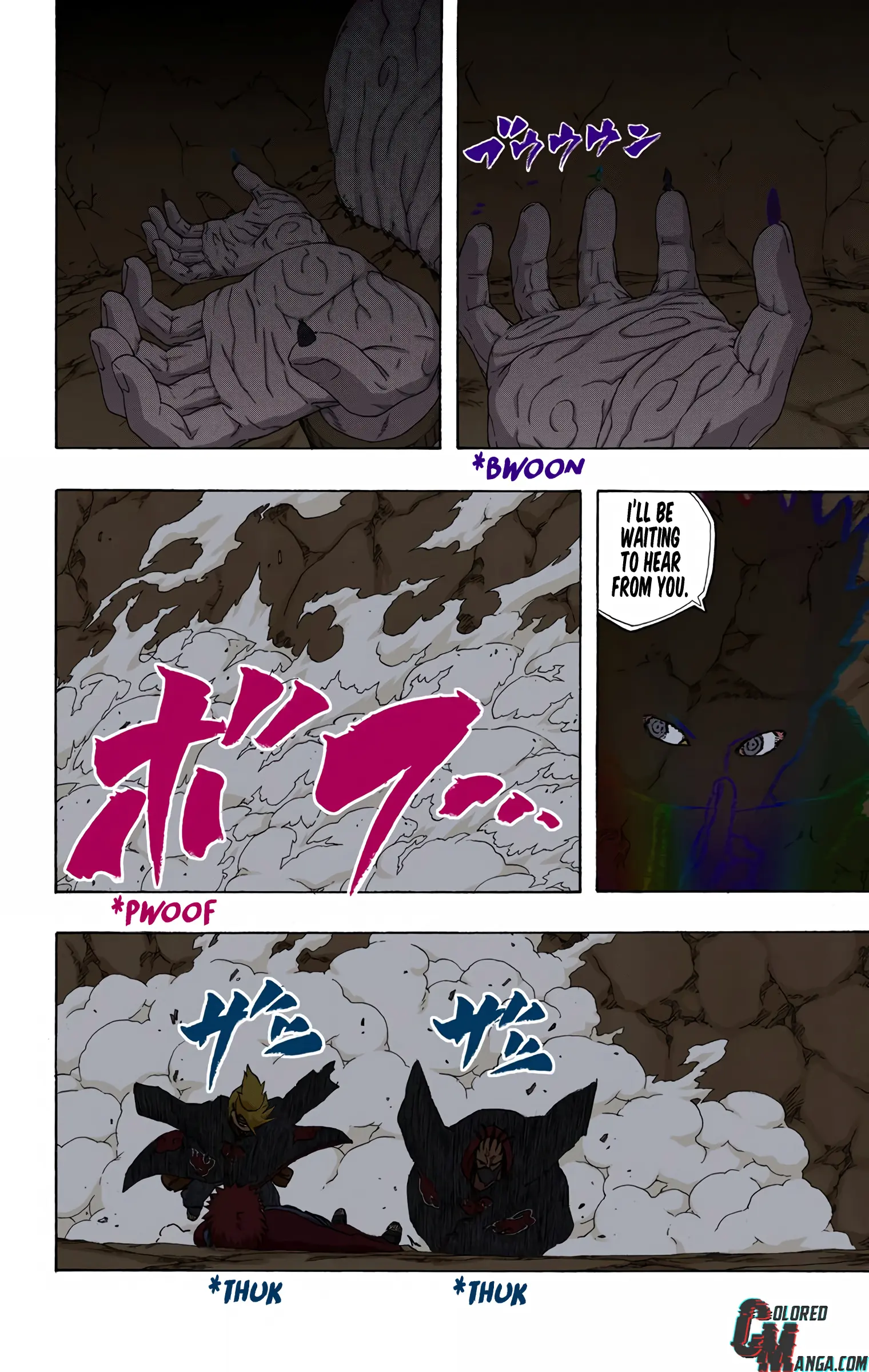 Naruto Colored Manga Online, chapter 263, page 9