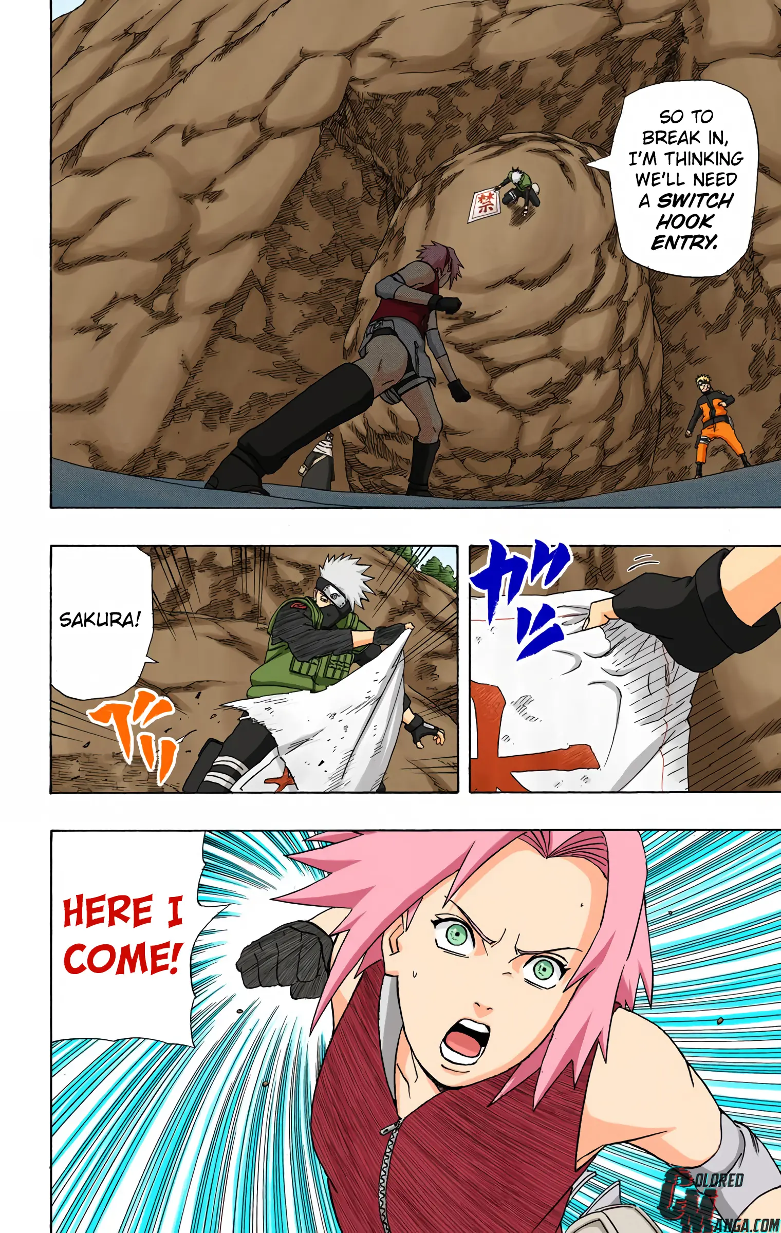 Naruto Colored Manga Online, chapter 263, page 17