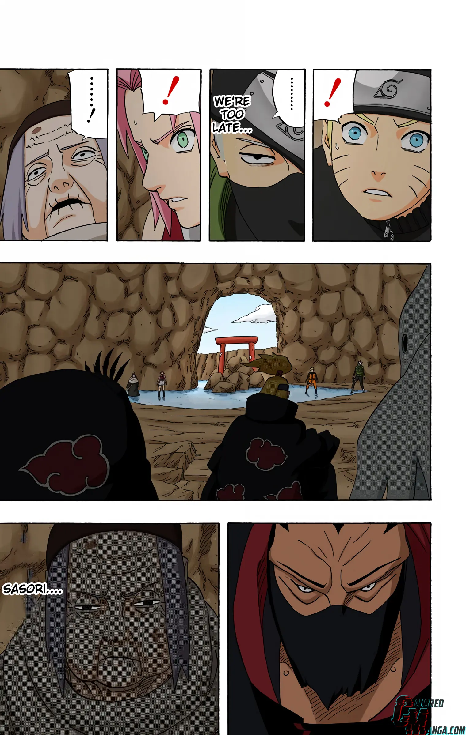 Naruto Colored Manga Online, chapter 263, page 22