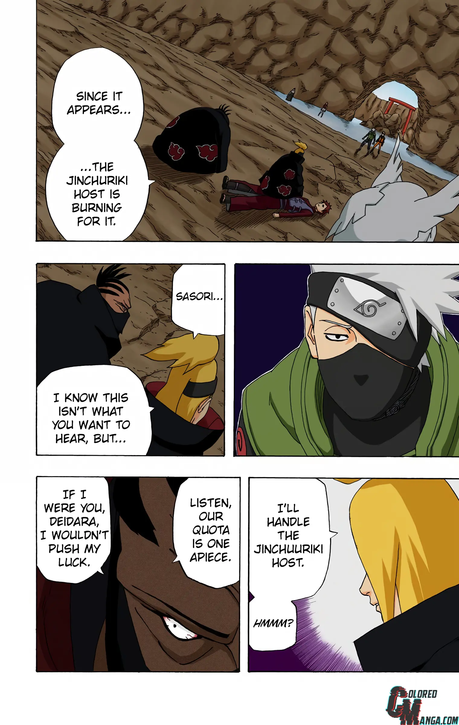 Naruto Colored Manga Online, chapter 264, page 6