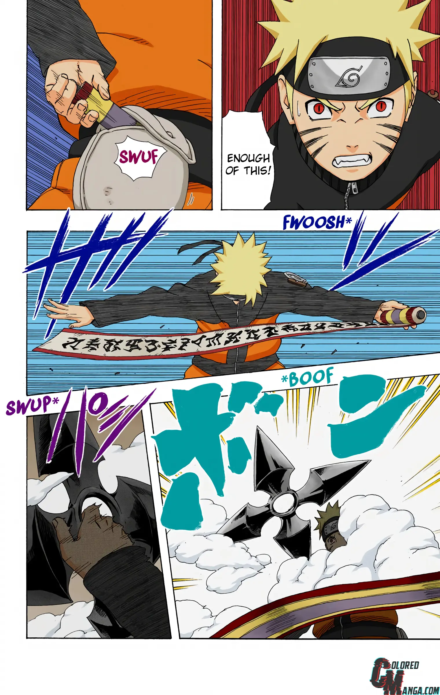 Naruto Colored Manga Online, chapter 264, page 8