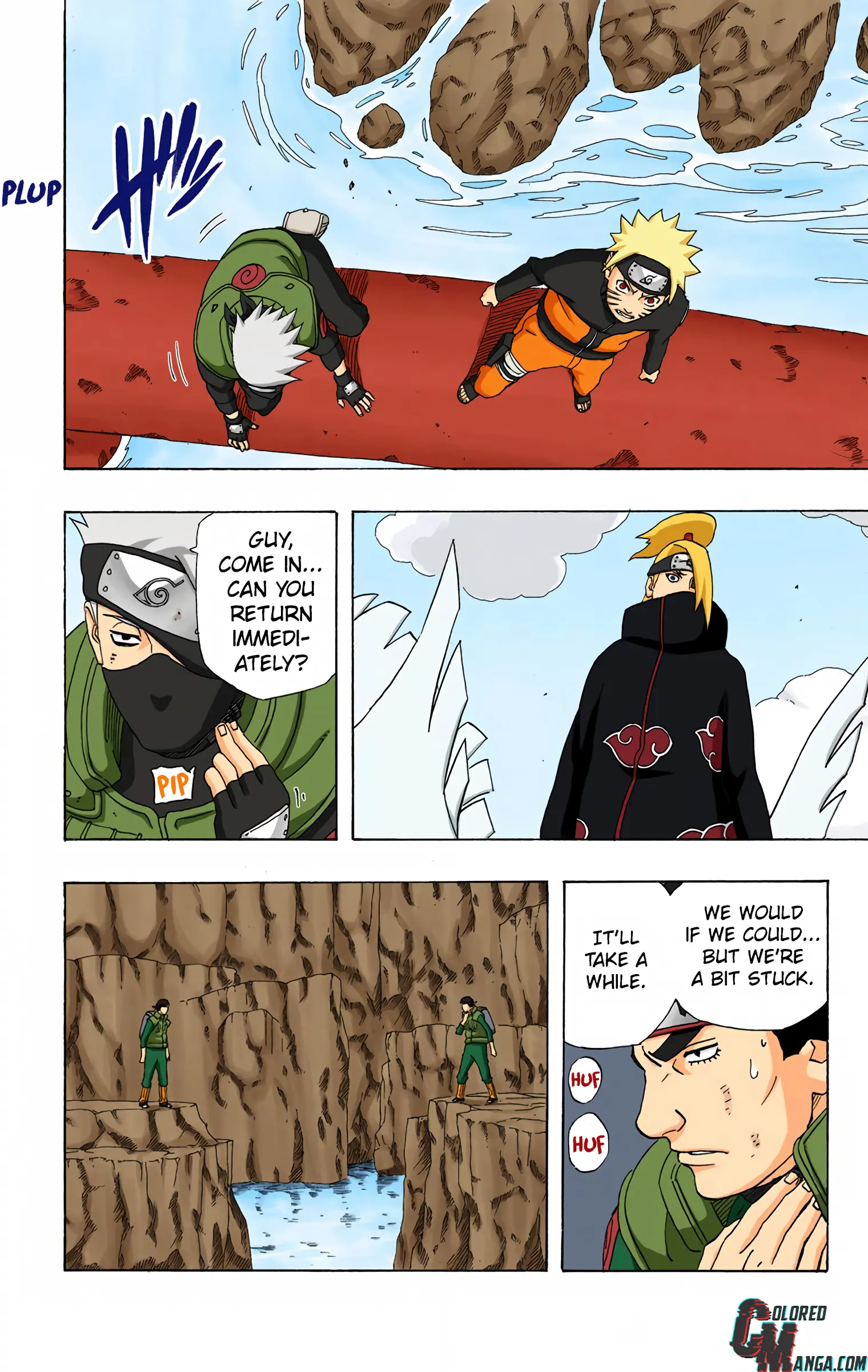 Naruto Colored Manga Online, chapter 264, page 14