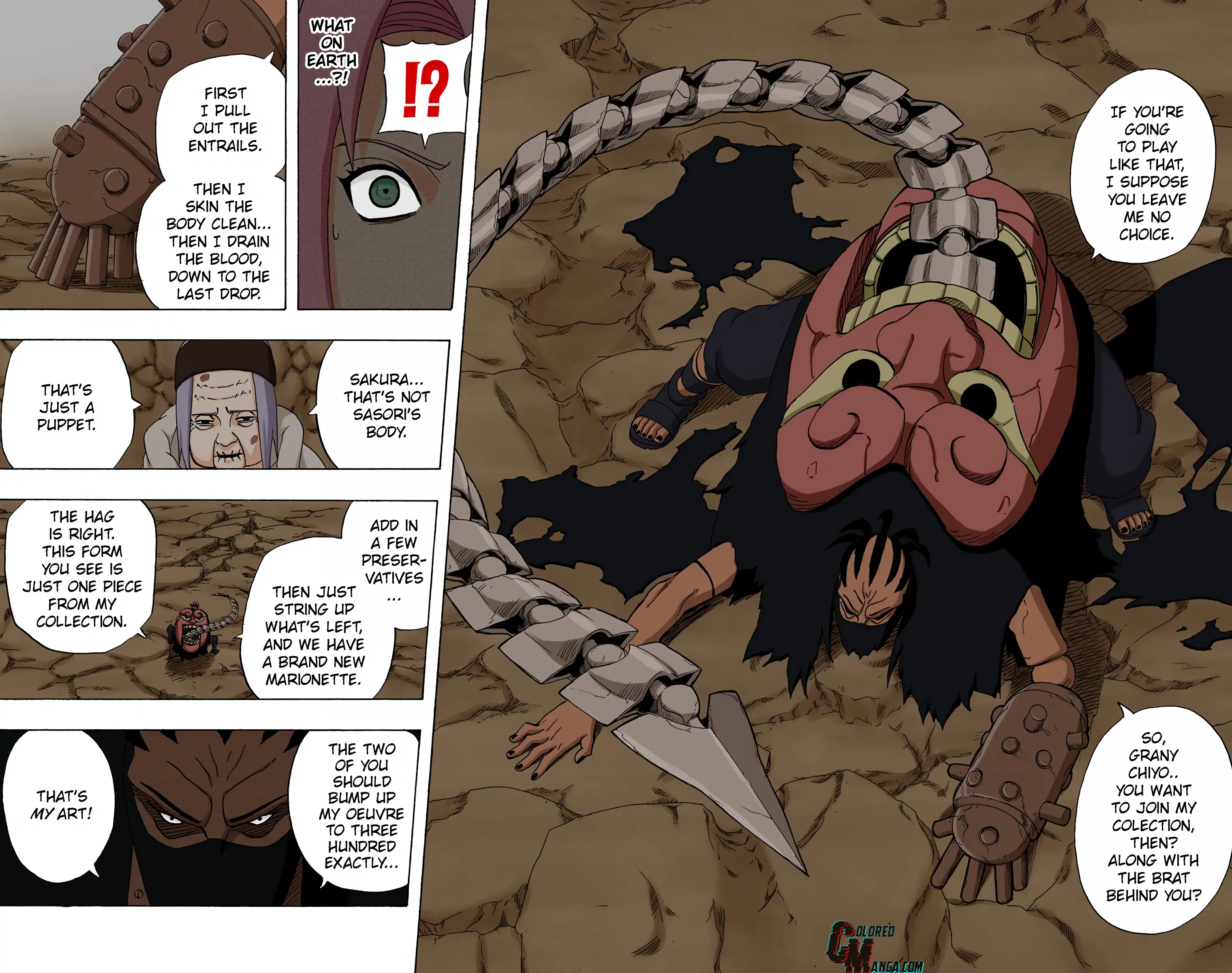 Naruto Colored Manga Online, chapter 264, page 18