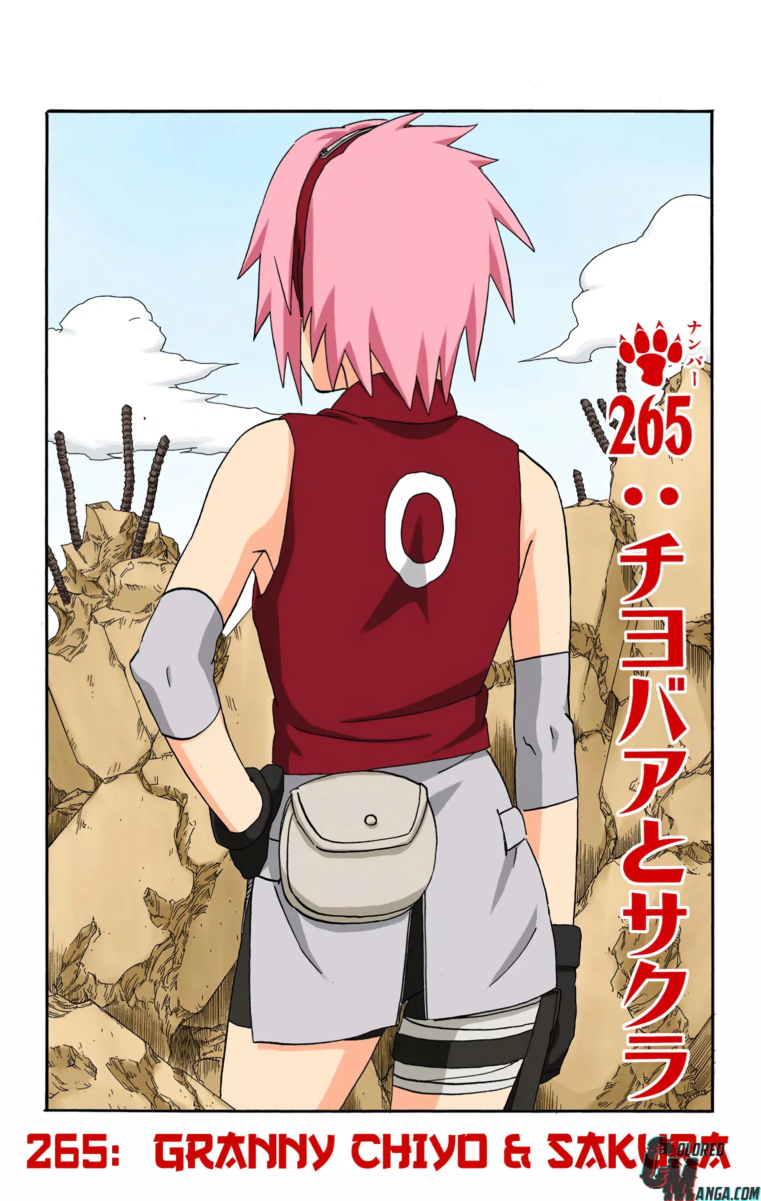 Naruto Colored Manga Online, chapter 265, page 1