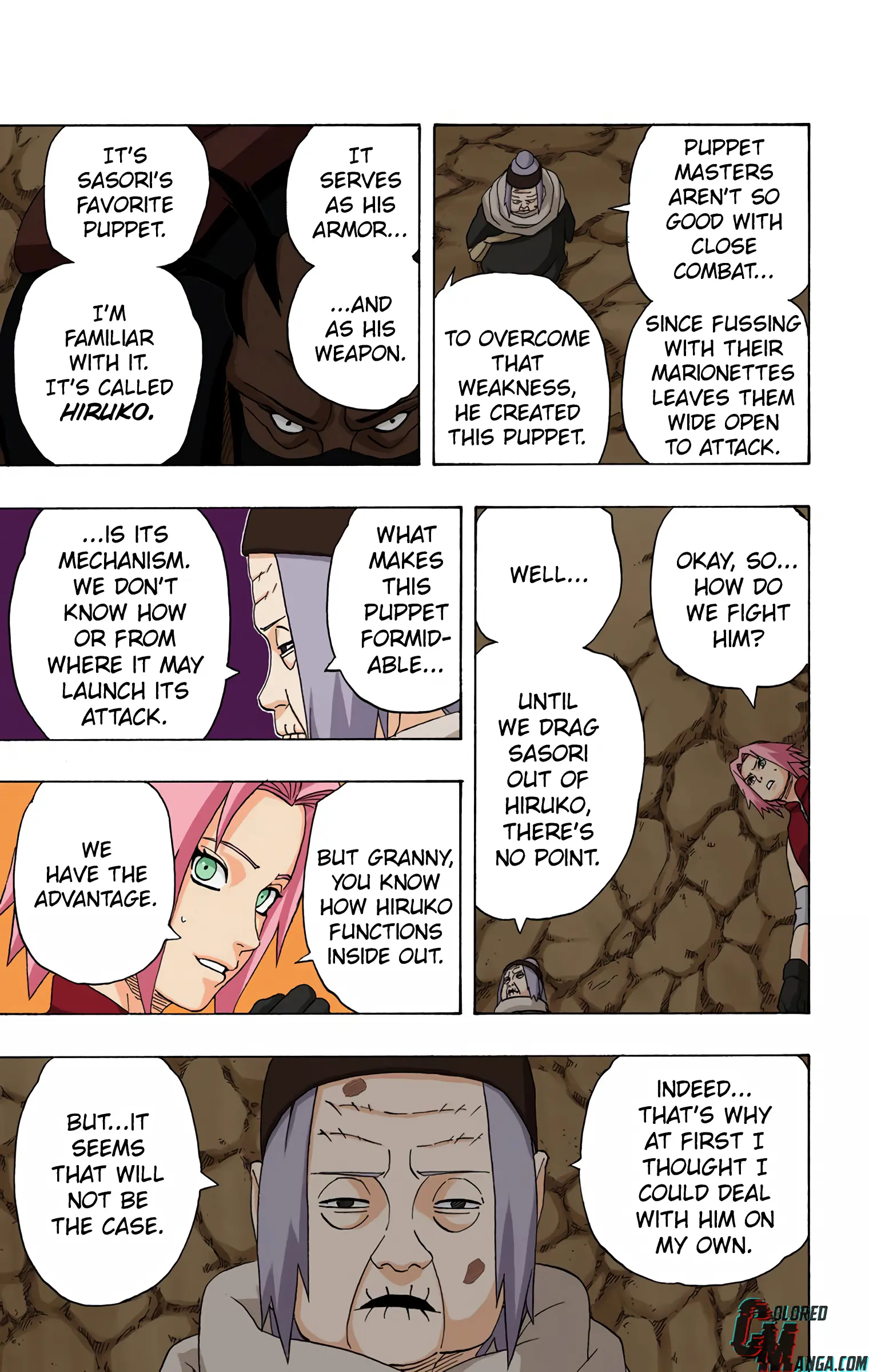 Naruto Colored Manga Online, chapter 265, page 5