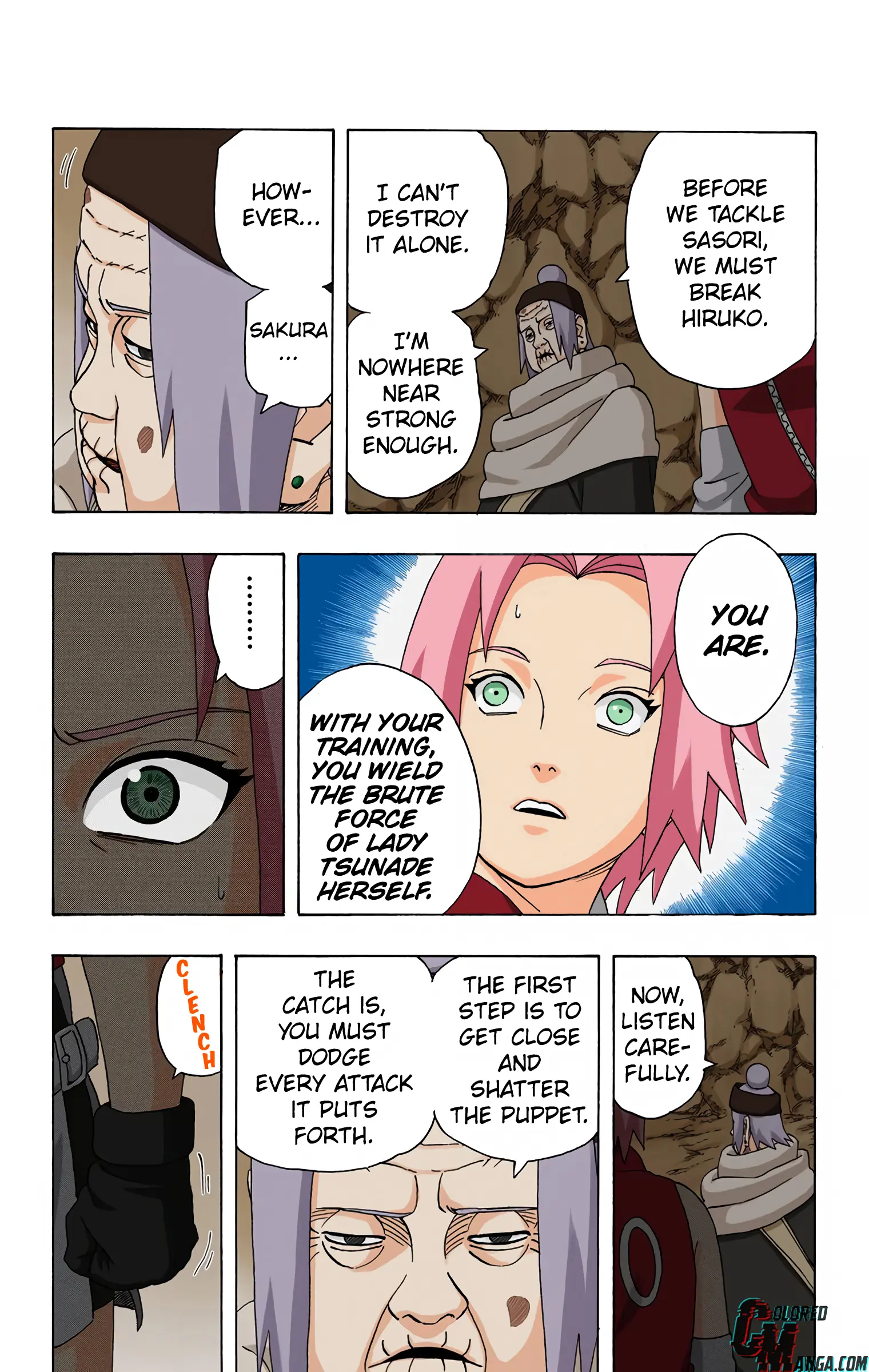 Naruto Colored Manga Online, chapter 265, page 7