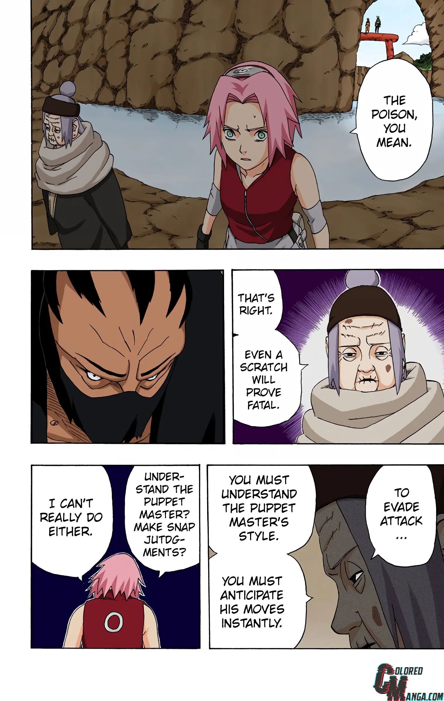 Naruto Colored Manga Online, chapter 265, page 8