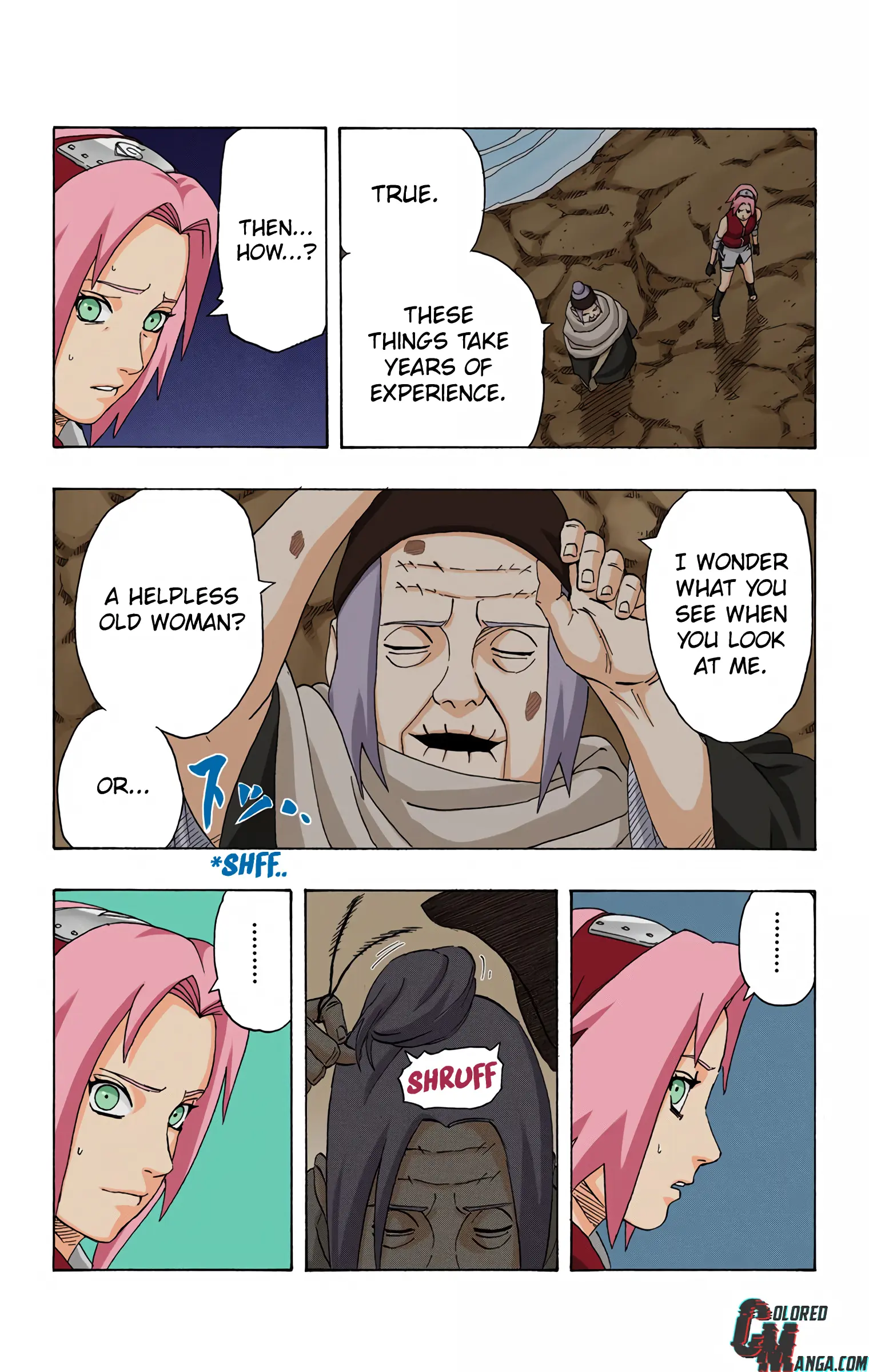 Naruto Colored Manga Online, chapter 265, page 9