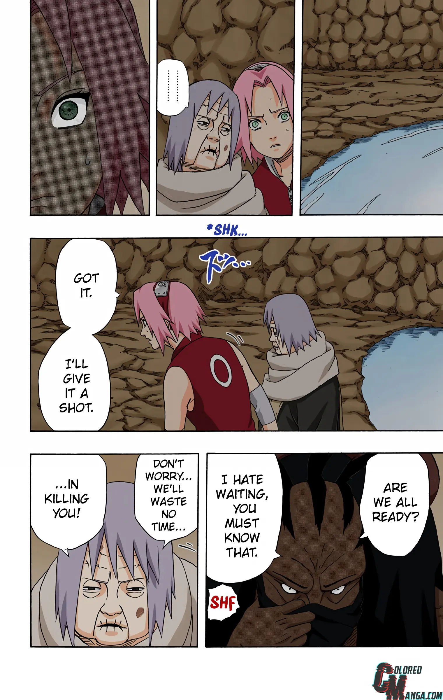 Naruto Colored Manga Online, chapter 265, page 12
