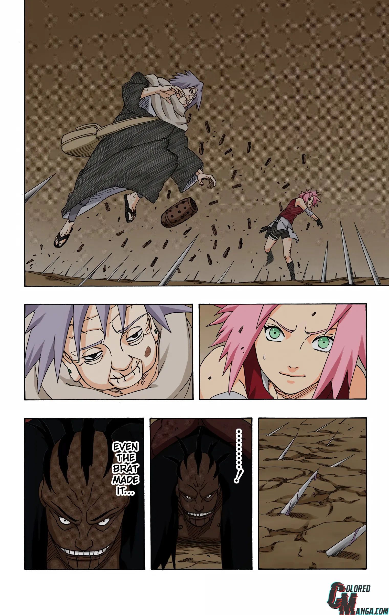 Naruto Colored Manga Online, chapter 265, page 16