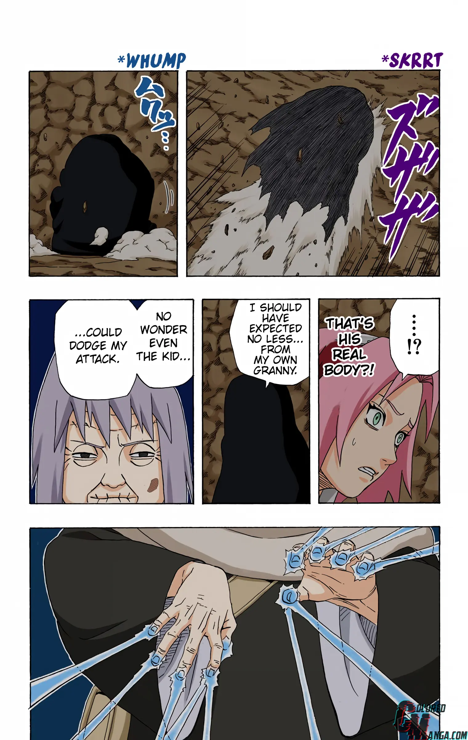 Naruto Colored Manga Online, chapter 266, page 3