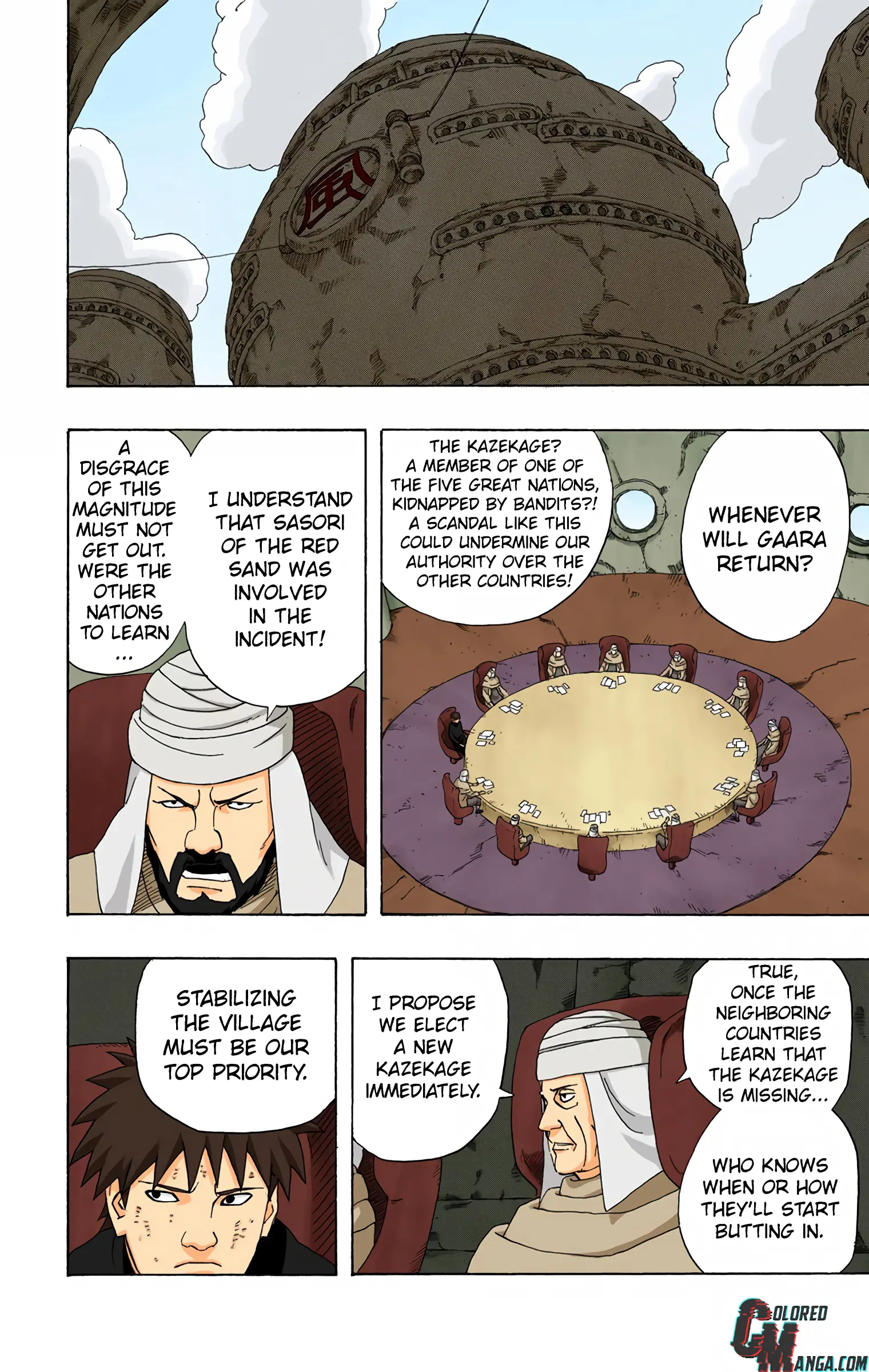Naruto Colored Manga Online, chapter 266, page 6