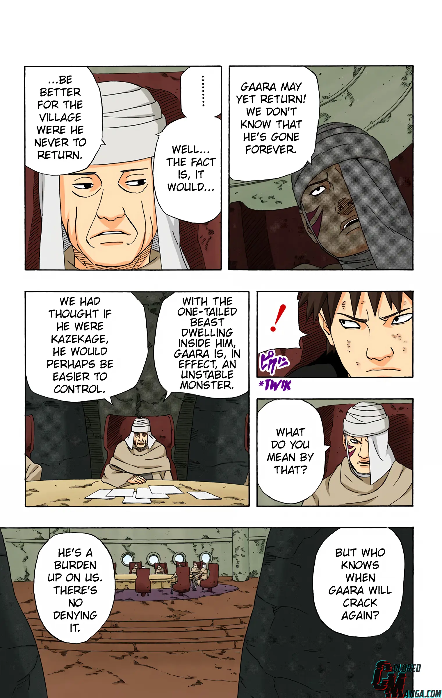 Naruto Colored Manga Online, chapter 266, page 7